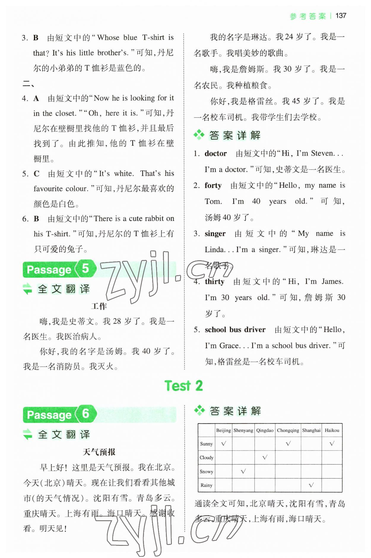 2023年一本閱讀訓(xùn)練100篇四年級(jí)英語(yǔ)人教版 第3頁(yè)