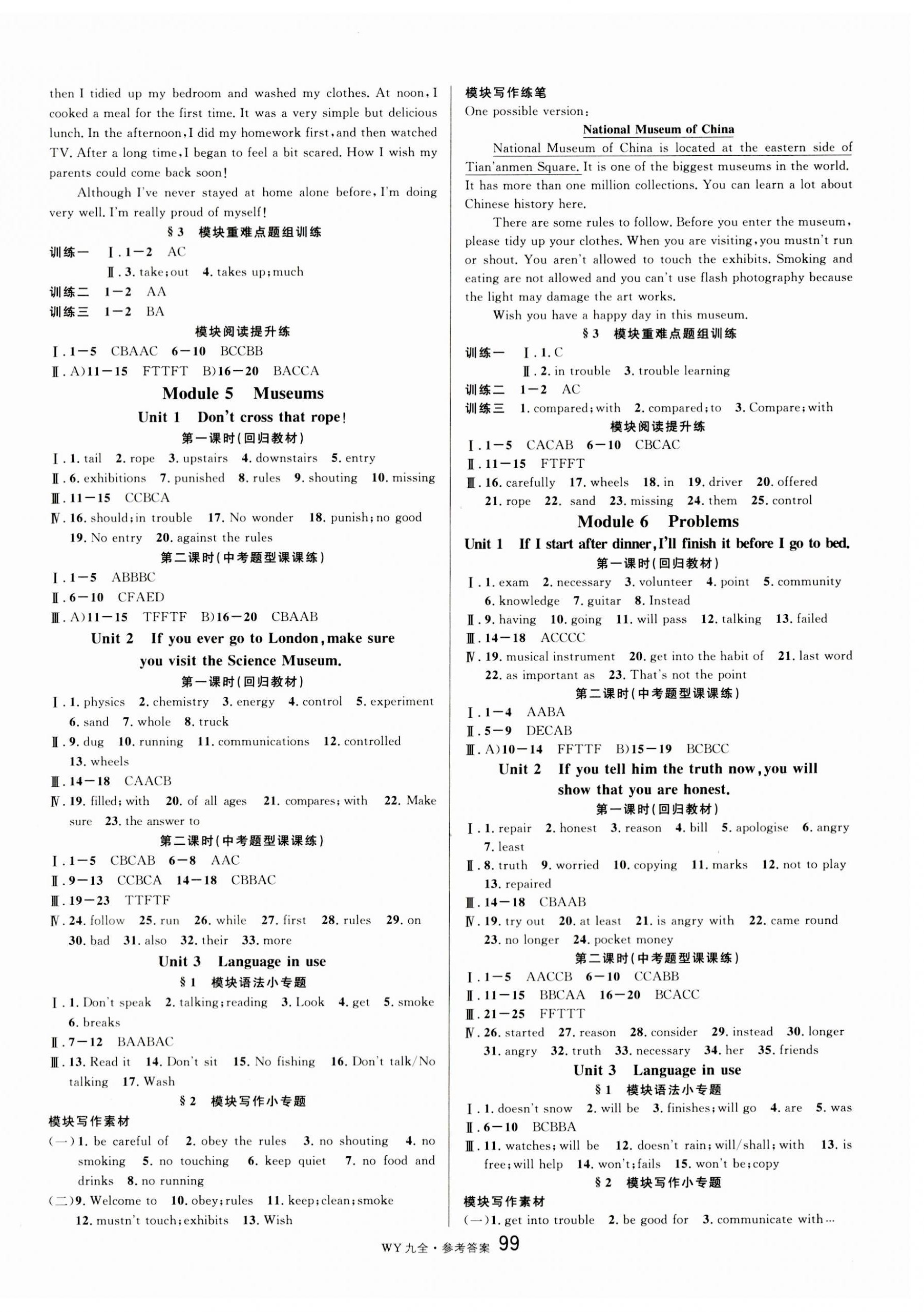 2023年名校課堂九年級英語全一冊外研版廣西專版 第3頁