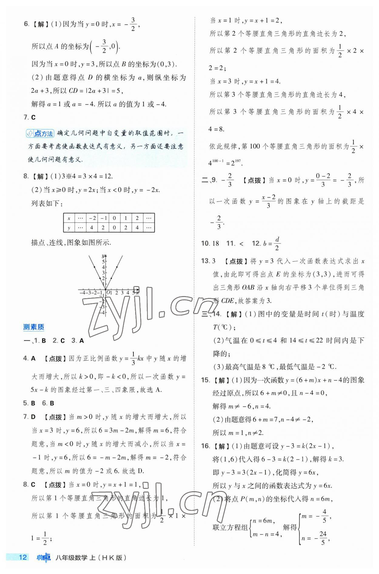 2023年综合应用创新题典中点八年级数学上册沪科版 第12页