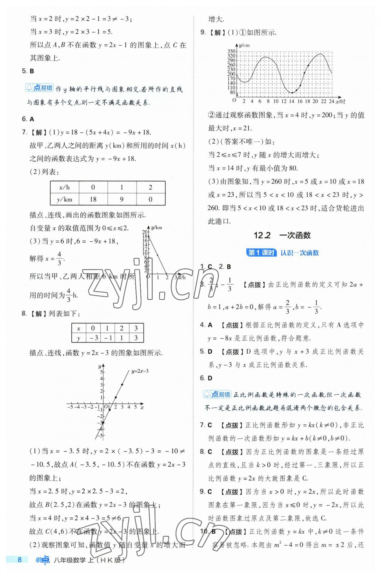 2023年綜合應(yīng)用創(chuàng)新題典中點八年級數(shù)學(xué)上冊滬科版 第8頁