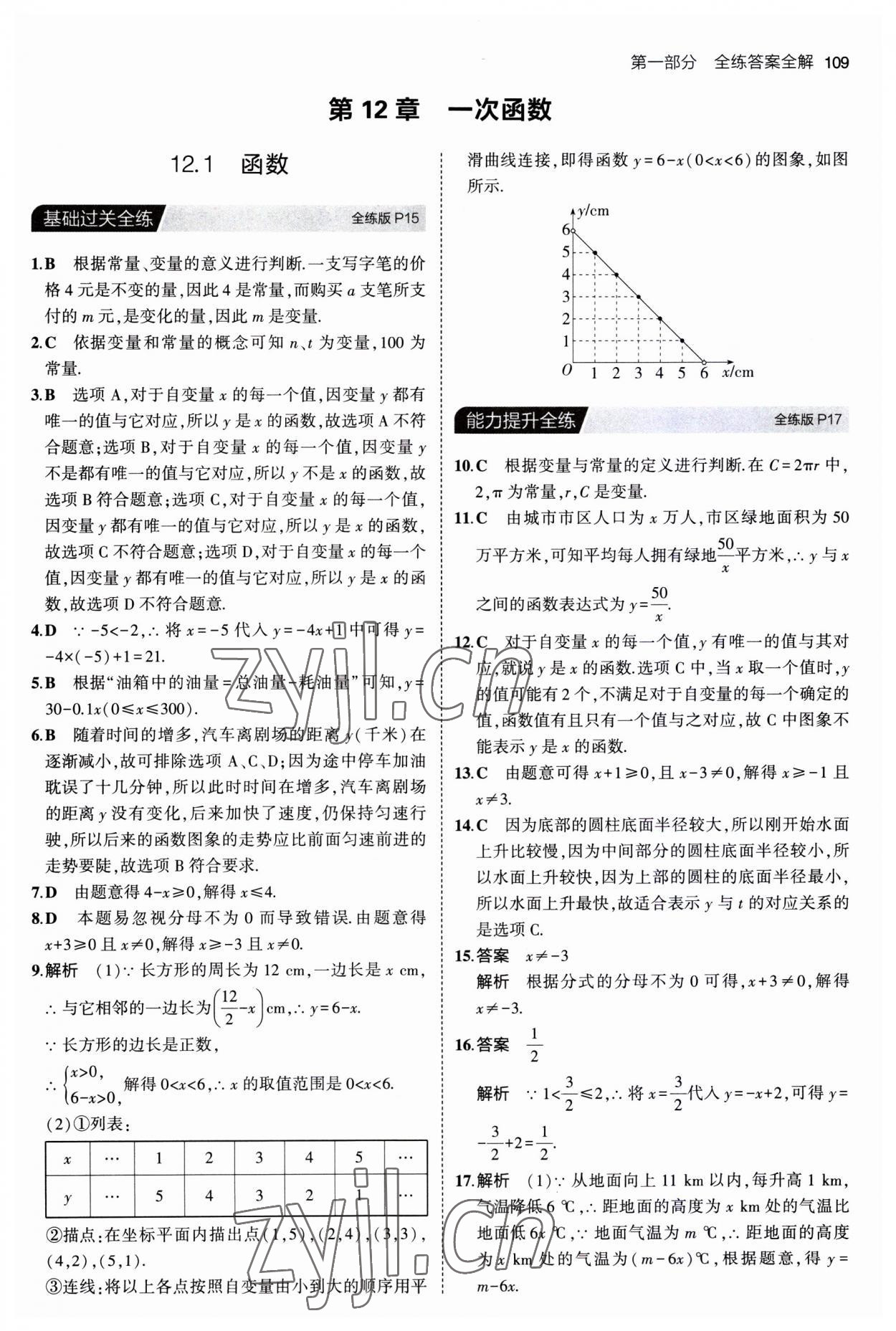 2023年5年中考3年模擬初中數(shù)學(xué)八年級(jí)上冊(cè)滬科版 第7頁(yè)