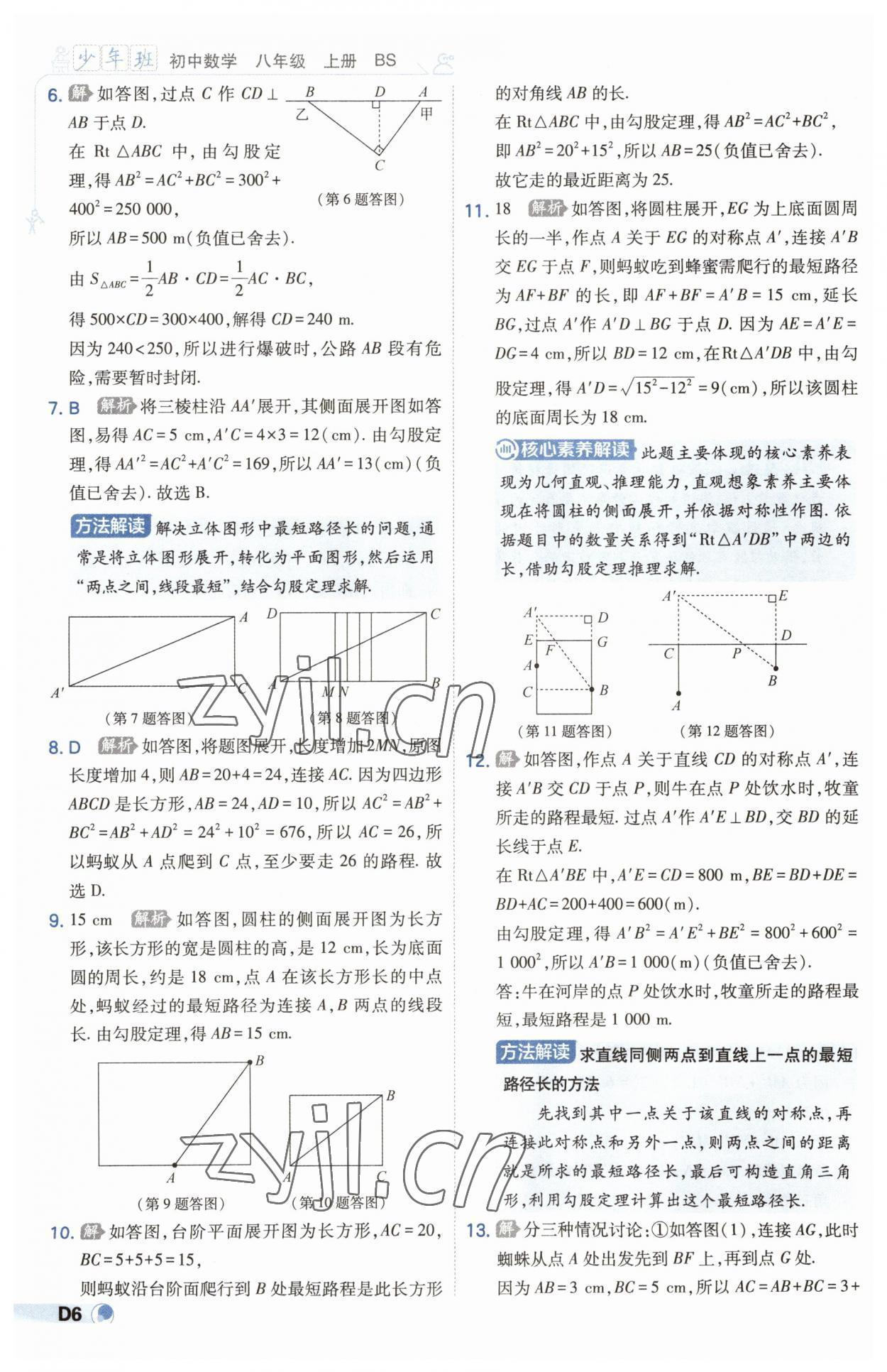 2023年少年班八年級數(shù)學(xué)上冊北師大版 第6頁