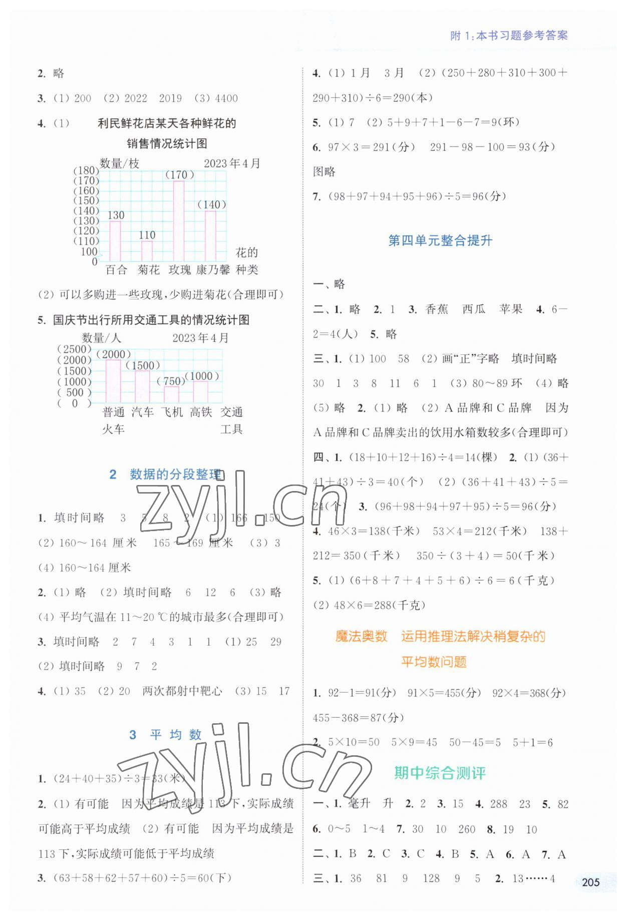 2023年通城學(xué)典非常課課通四年級(jí)數(shù)學(xué)上冊(cè)蘇教版 第5頁(yè)