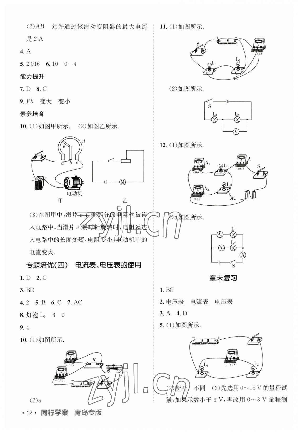 2023年同行學案九年級物理全一冊人教版青島專版 第12頁