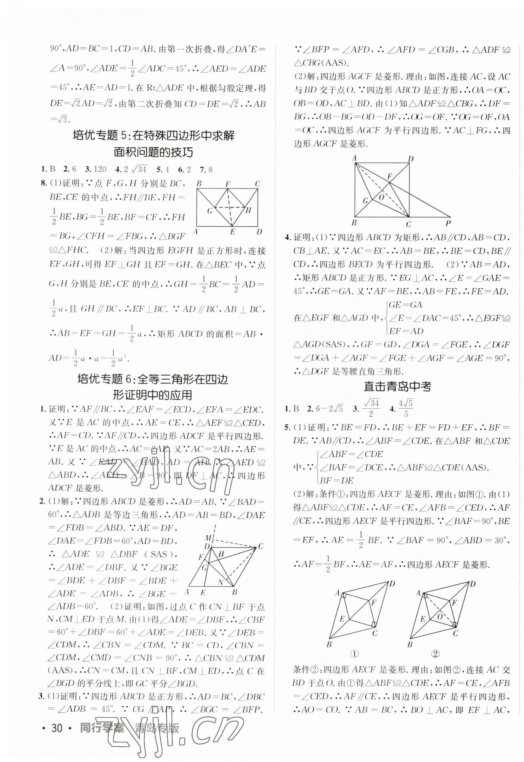 2023年同行學(xué)案學(xué)練測(cè)九年級(jí)數(shù)學(xué)全一冊(cè)北師大版青島專版 第7頁