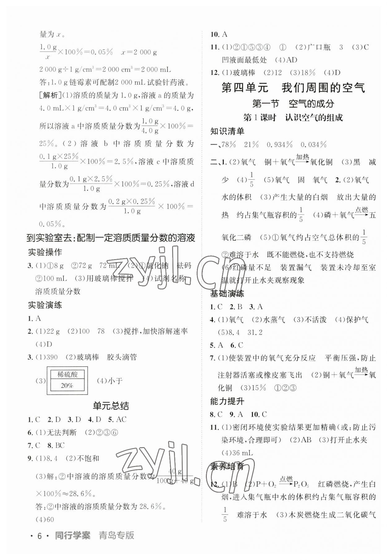 2023年同行学案九年级化学全一册鲁教版青岛专版 第6页