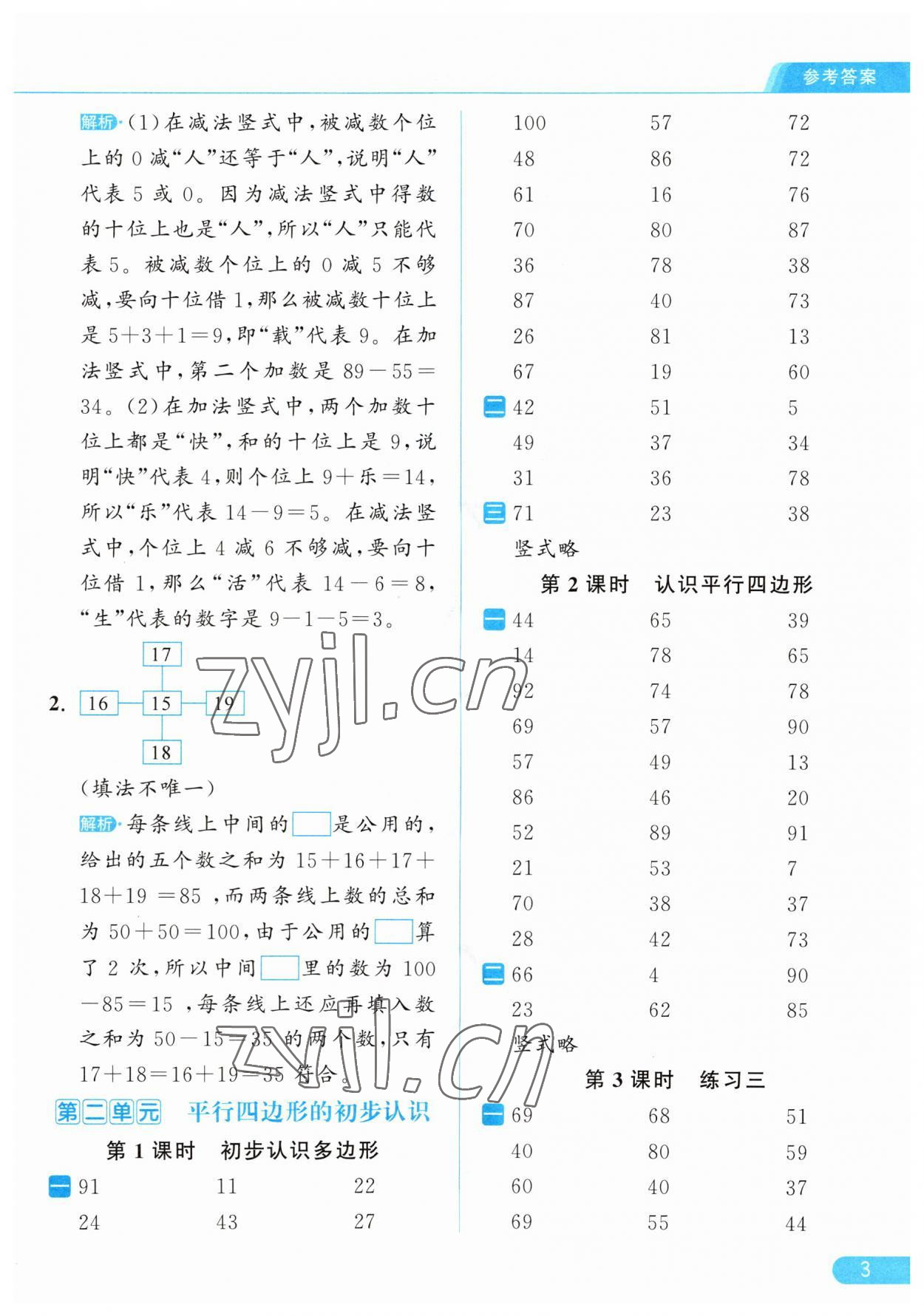 2023年亮點給力計算天天練二年級數(shù)學上冊蘇教版 第3頁