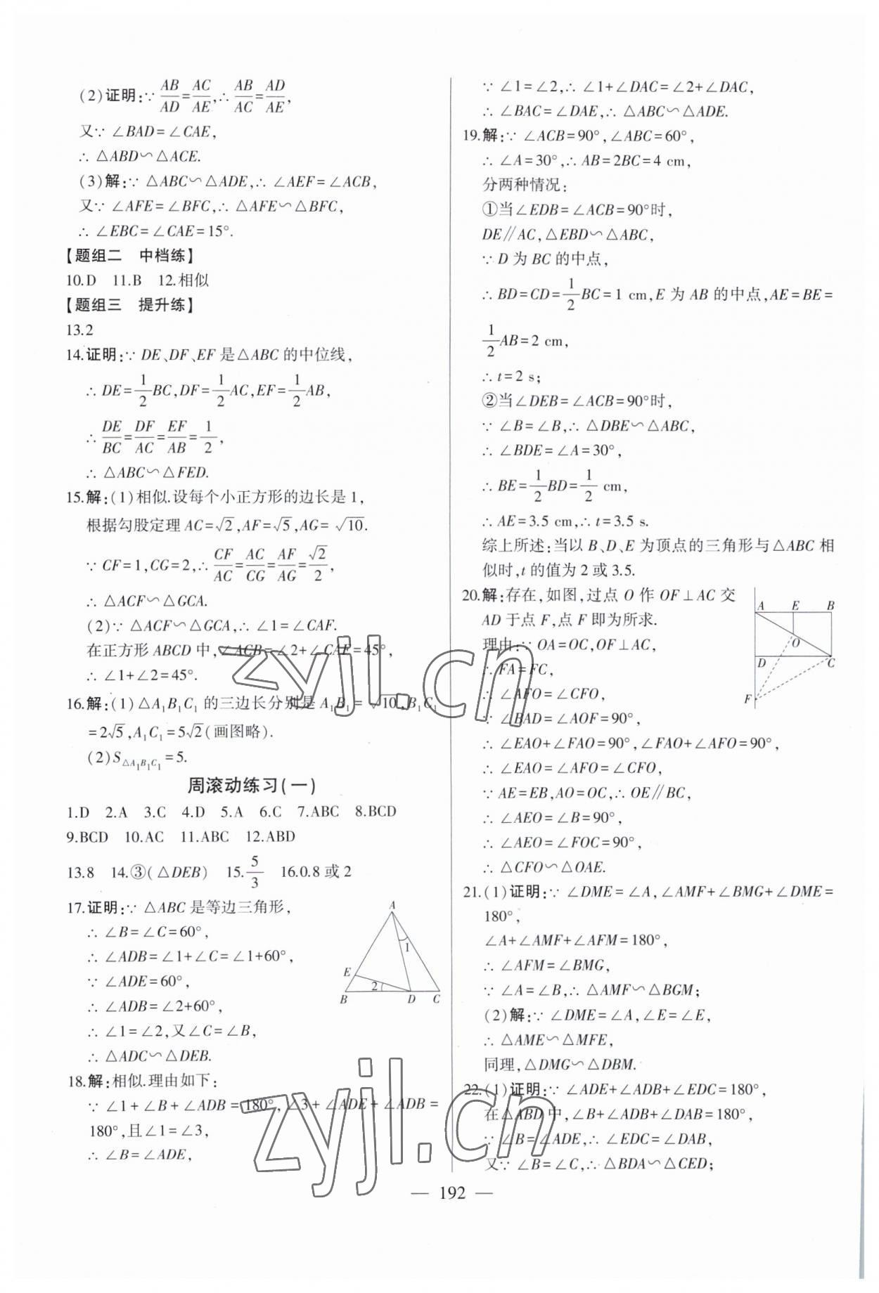 2023年初中新課標(biāo)名師學(xué)案智慧大課堂九年級(jí)數(shù)學(xué)上冊(cè)青島版 第4頁(yè)