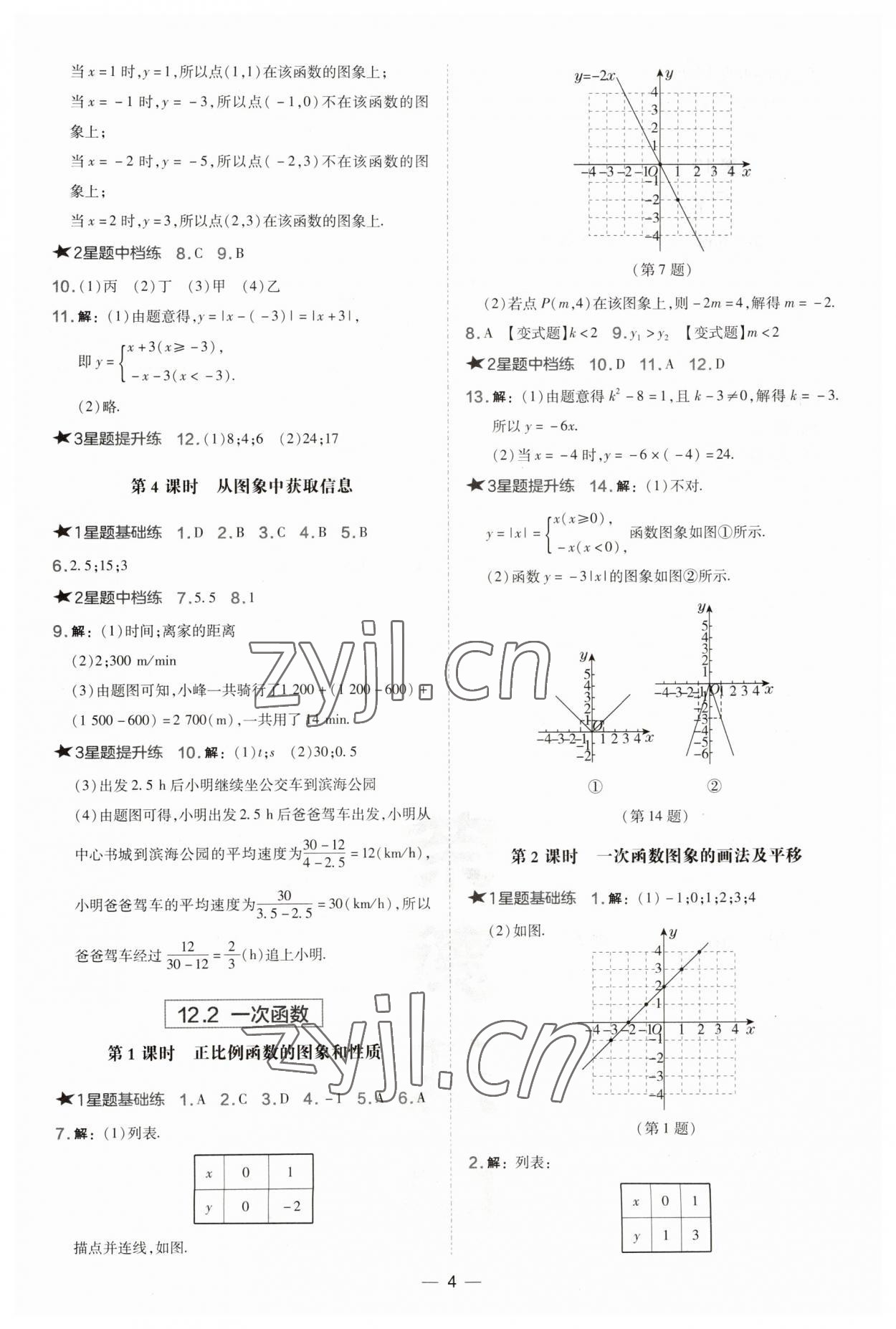 2023年點(diǎn)撥訓(xùn)練八年級(jí)數(shù)學(xué)上冊(cè)滬科版安徽專版 第4頁(yè)