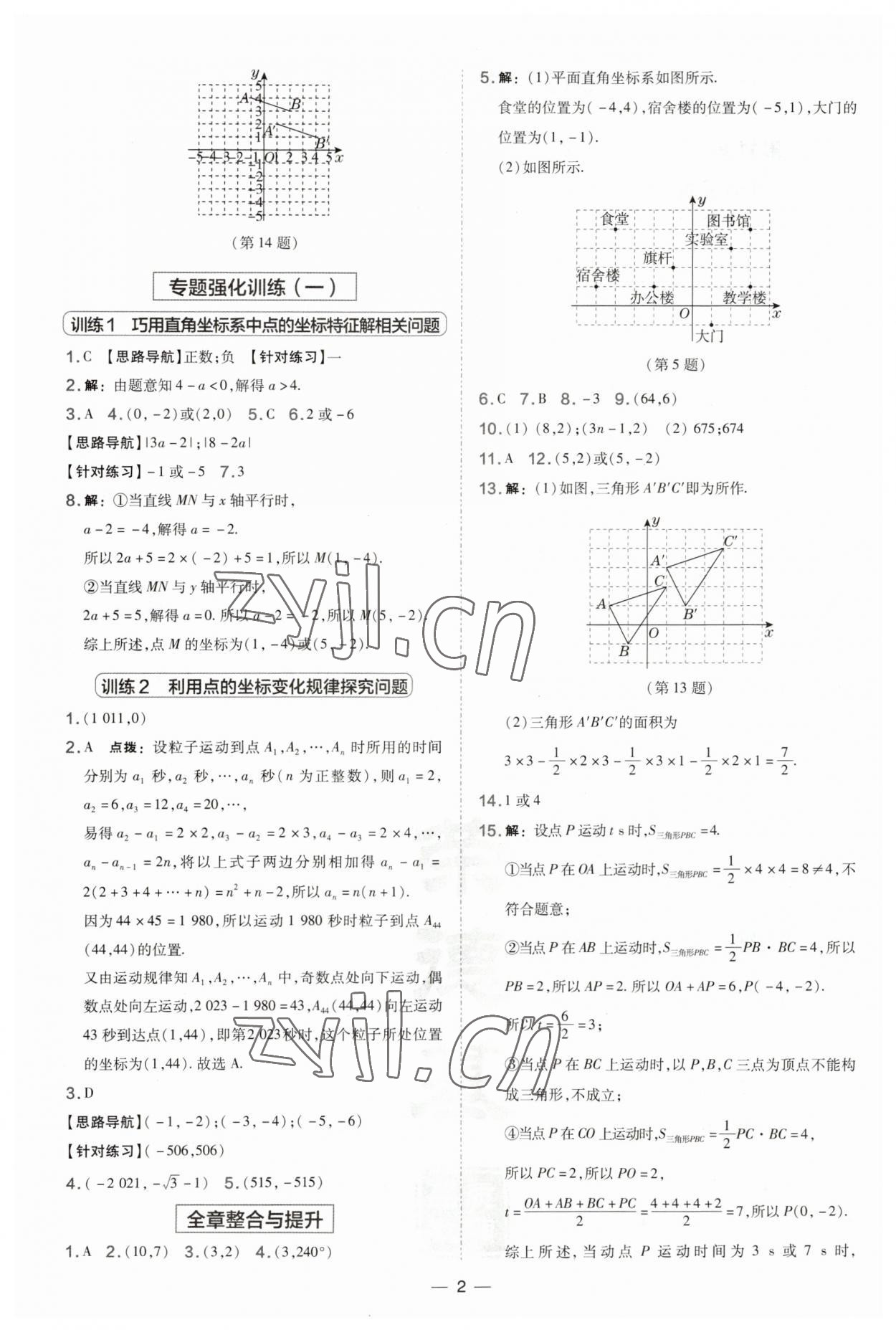 2023年點撥訓(xùn)練八年級數(shù)學(xué)上冊滬科版安徽專版 第2頁