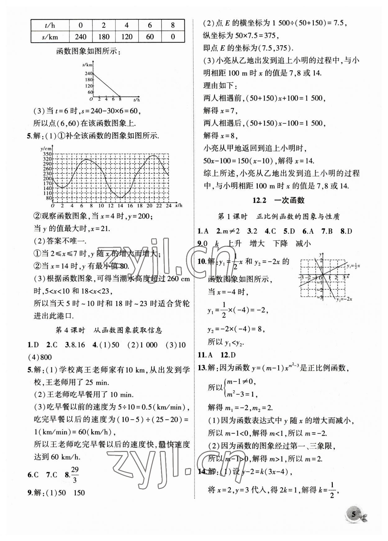 2023年創(chuàng)新課堂創(chuàng)新作業(yè)本八年級(jí)數(shù)學(xué)上冊(cè)滬科版 第5頁(yè)