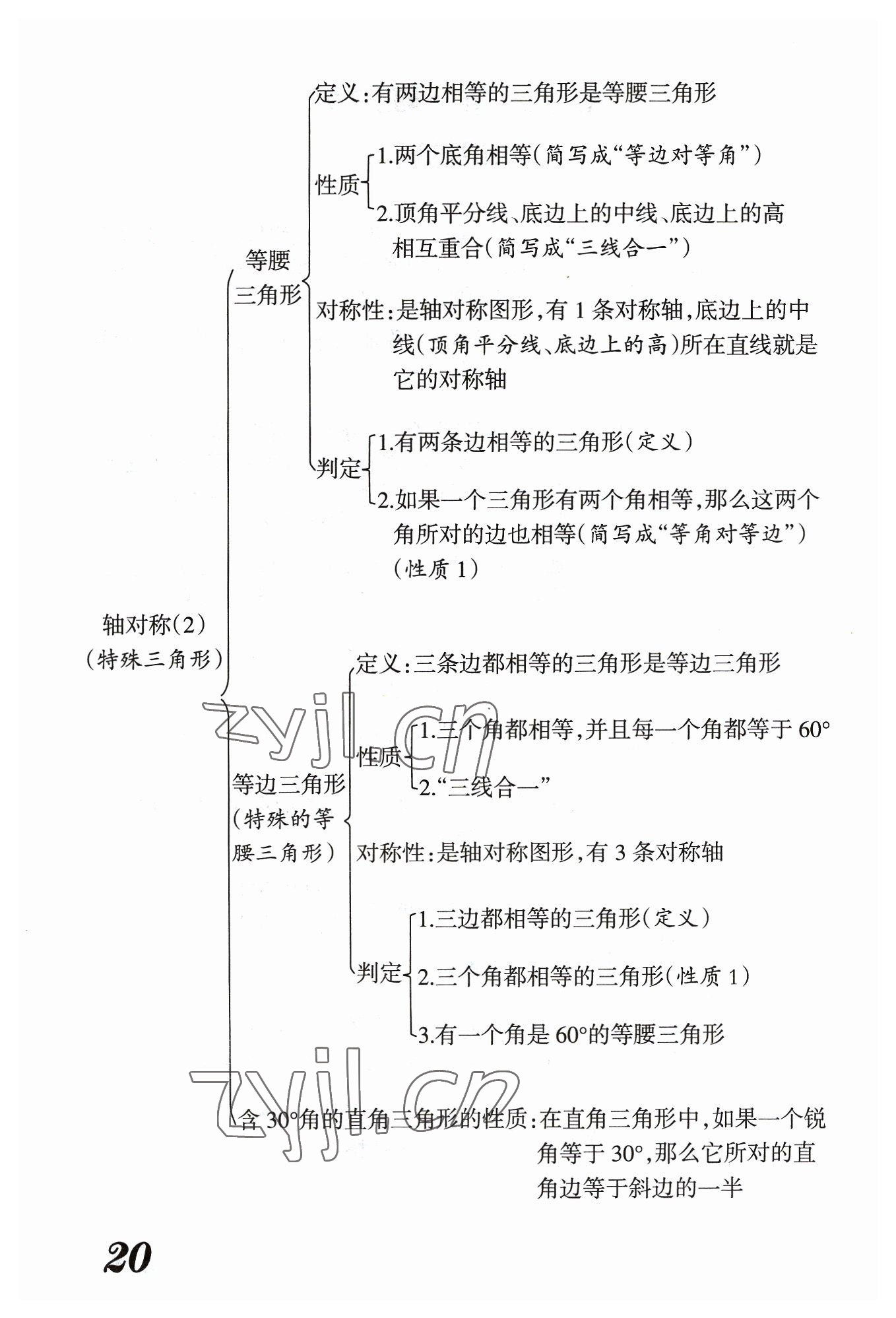 2023年領(lǐng)跑作業(yè)本八年級數(shù)學(xué)上冊人教版廣東專版 參考答案第80頁