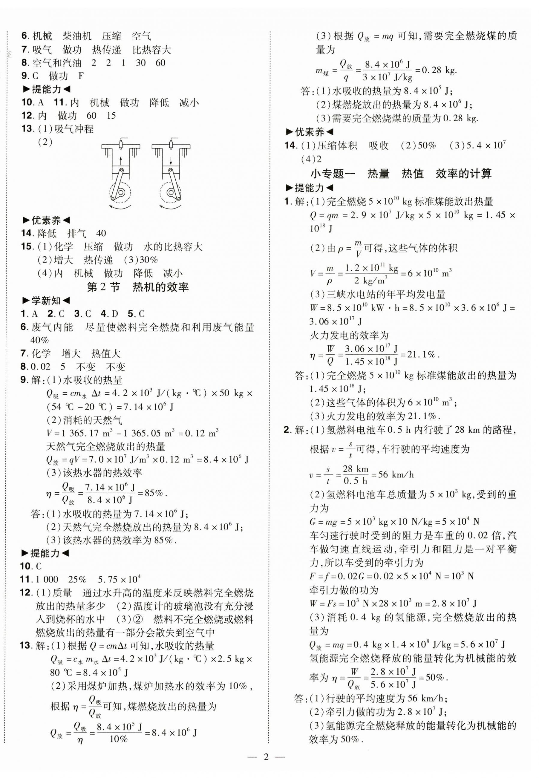 2023年同步冲刺九年级物理全一册人教版 第2页