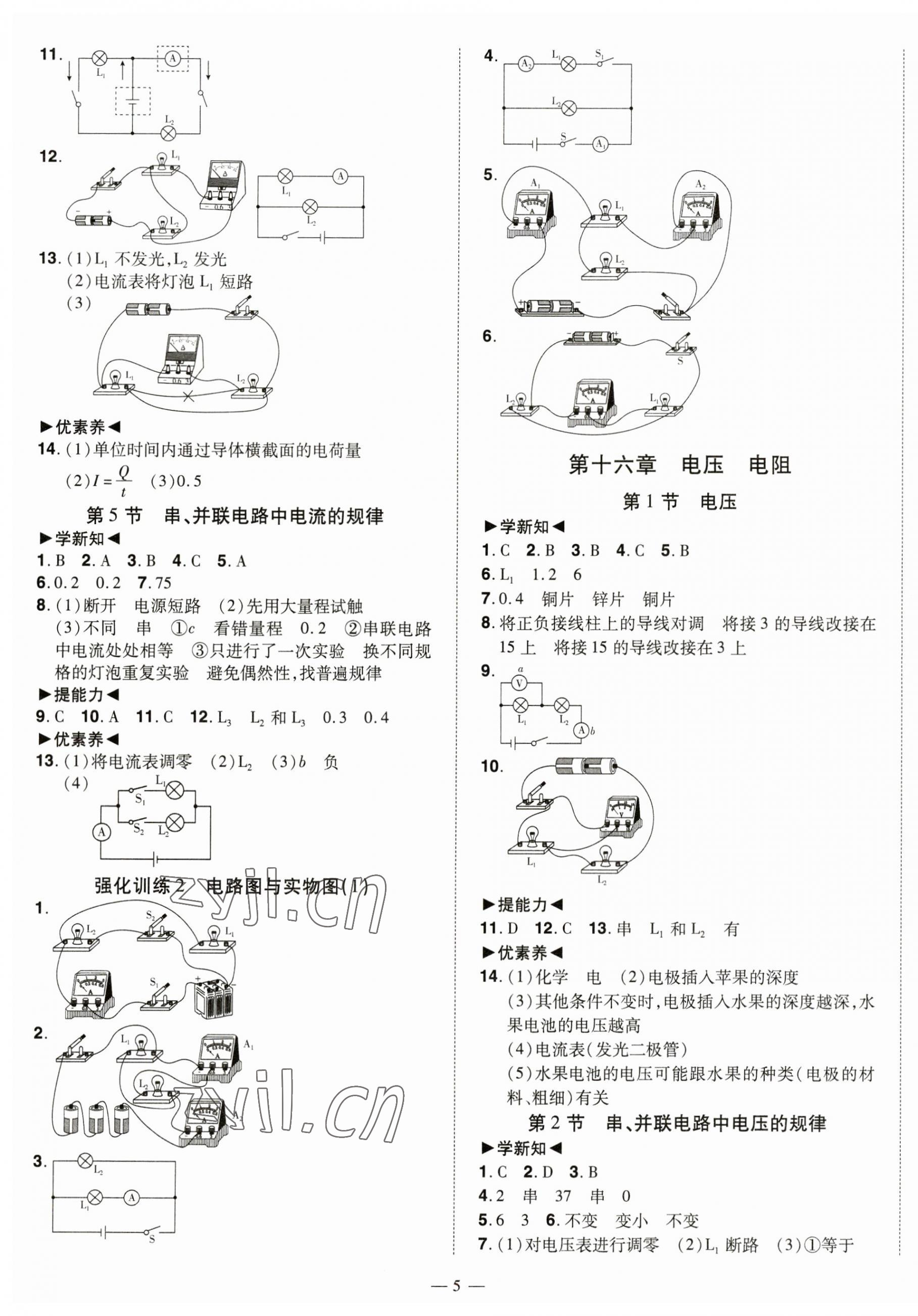 2023年同步?jīng)_刺九年級(jí)物理全一冊(cè)人教版 第5頁(yè)