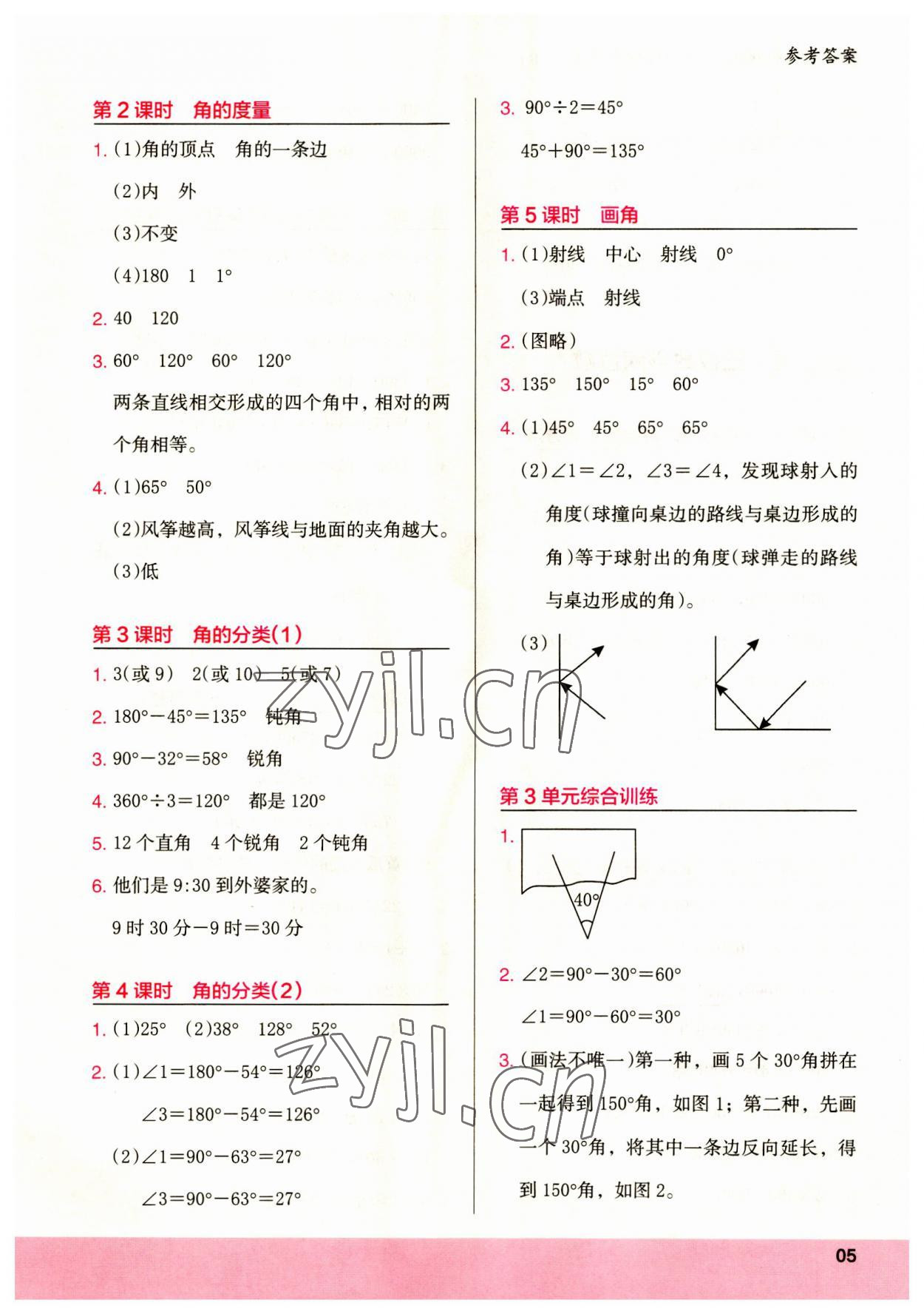 2023年木頭馬解決問題小狀元四年級數(shù)學上冊人教版 第5頁