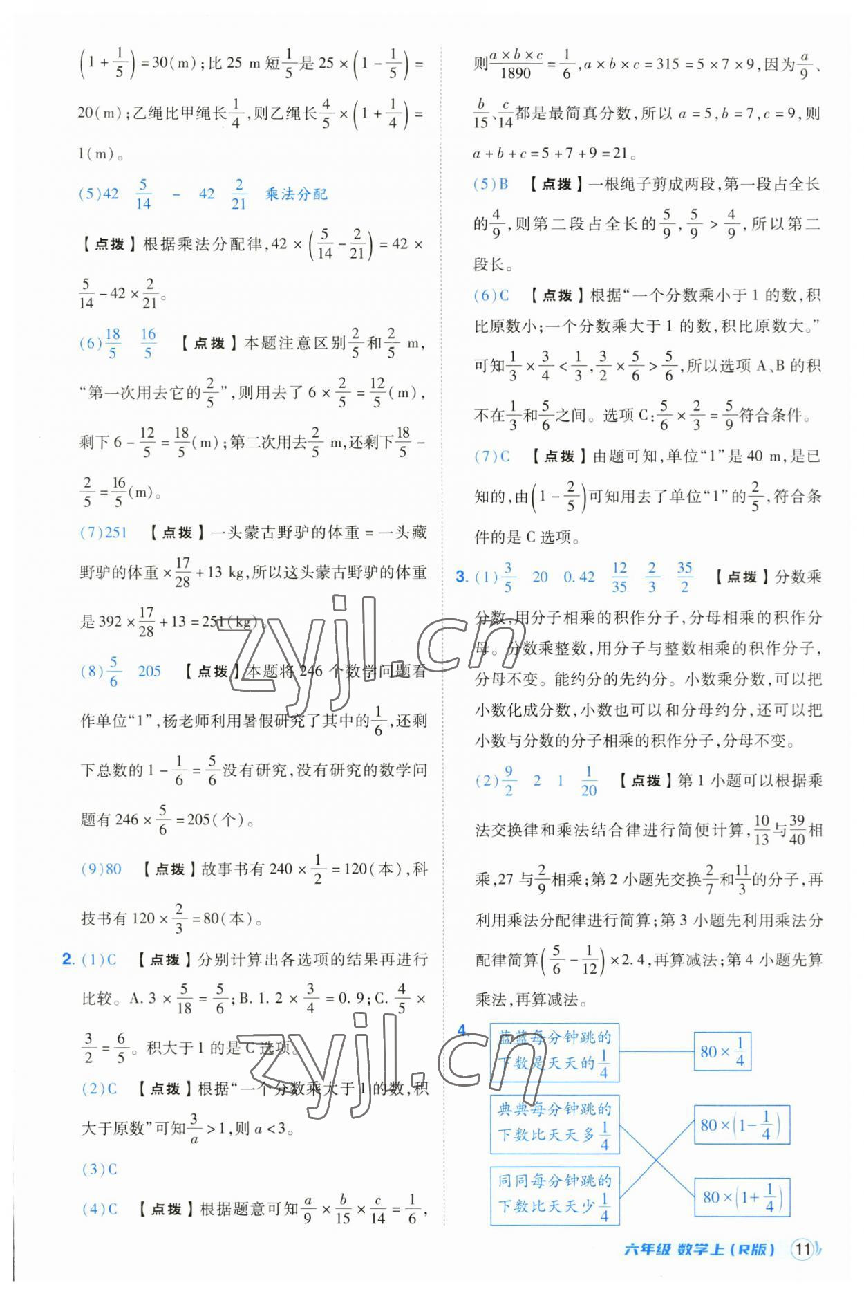 2023年綜合應(yīng)用創(chuàng)新題典中點(diǎn)六年級(jí)數(shù)學(xué)上冊(cè)人教版浙江專版 第11頁(yè)