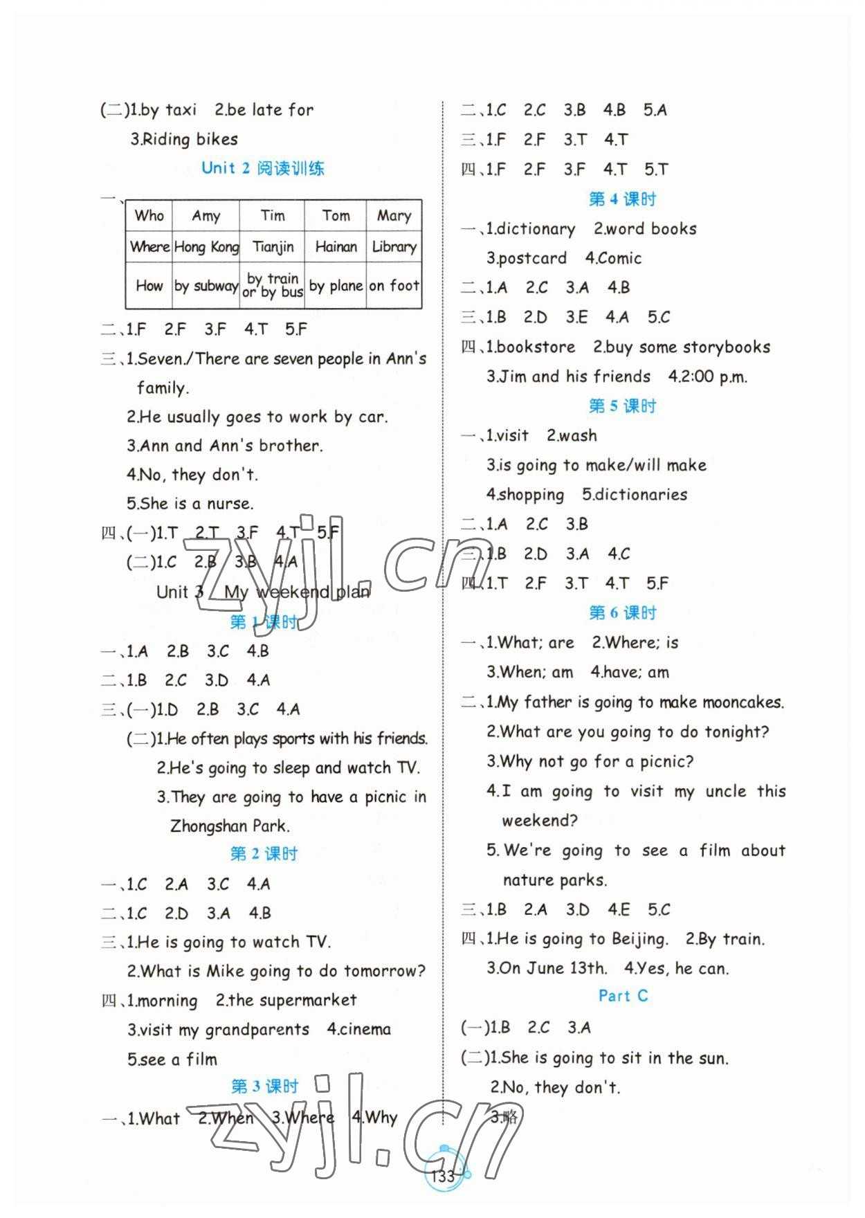 2023年黃岡名師天天練六年級(jí)英語(yǔ)上冊(cè)人教PEP版 第3頁(yè)