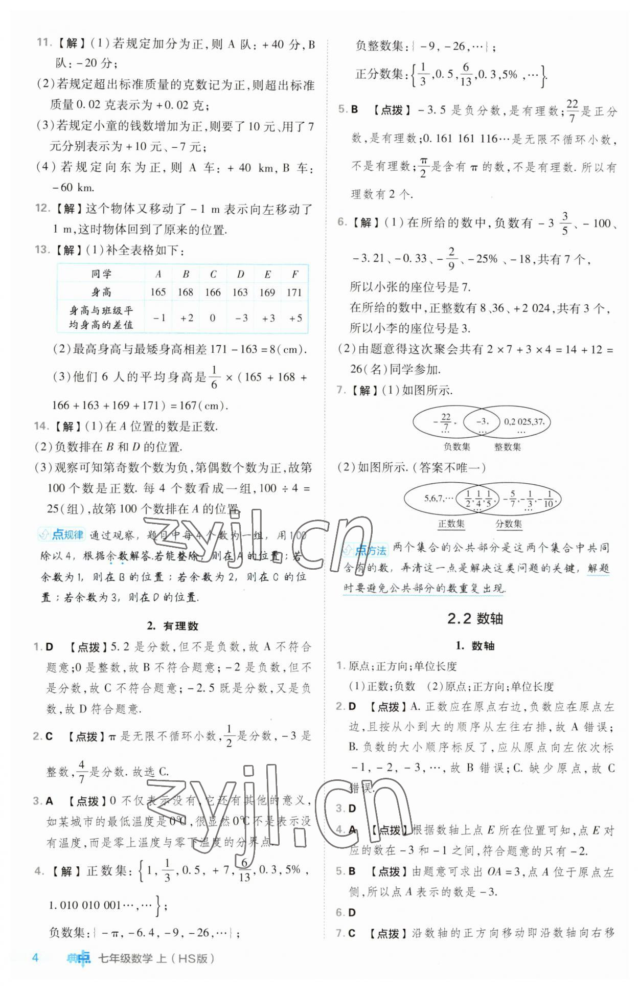 2023年綜合應(yīng)用創(chuàng)新題典中點(diǎn)七年級(jí)數(shù)學(xué)上冊(cè)華師大版 第4頁(yè)