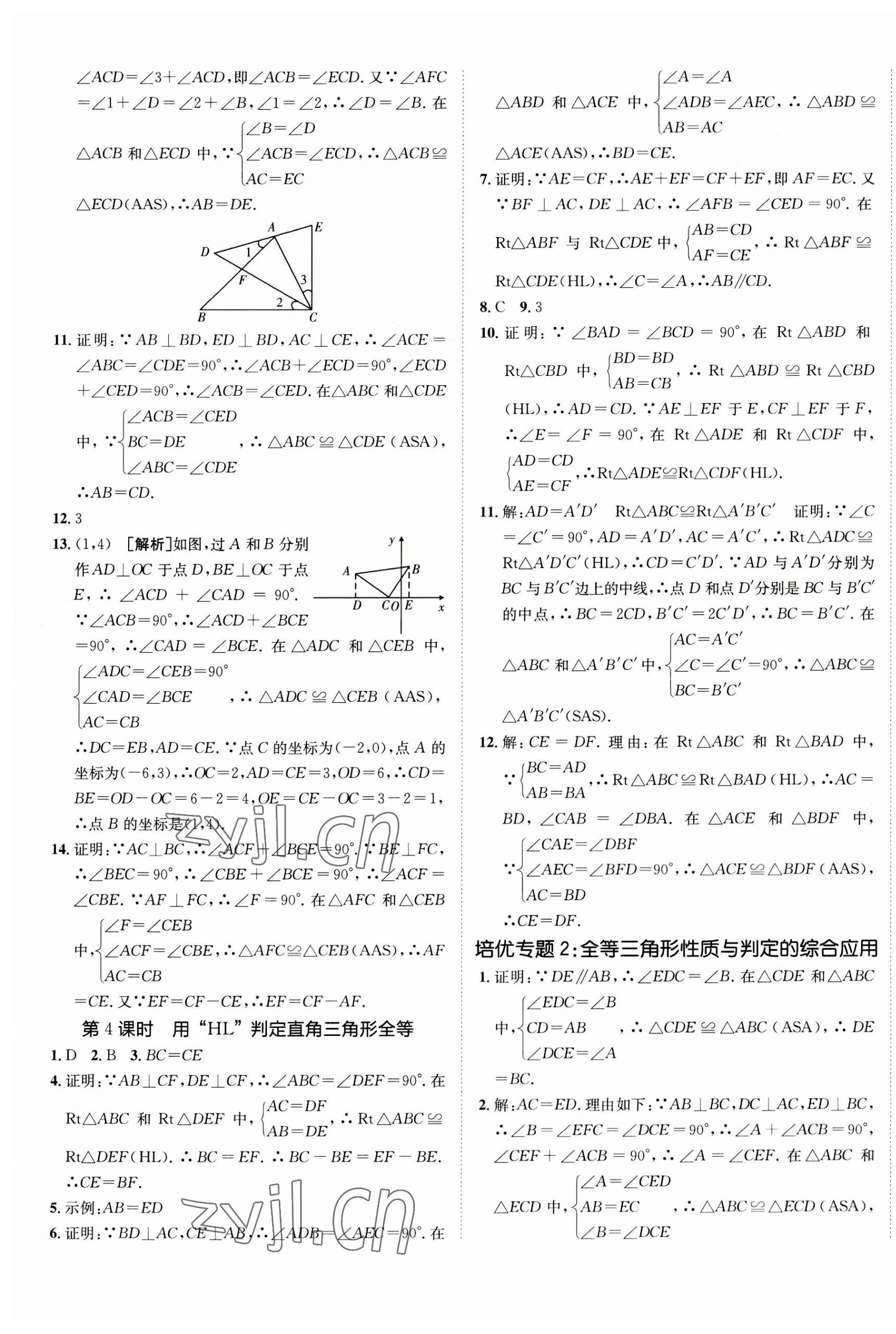 2023年同行學案八年級數(shù)學上冊人教版 第5頁