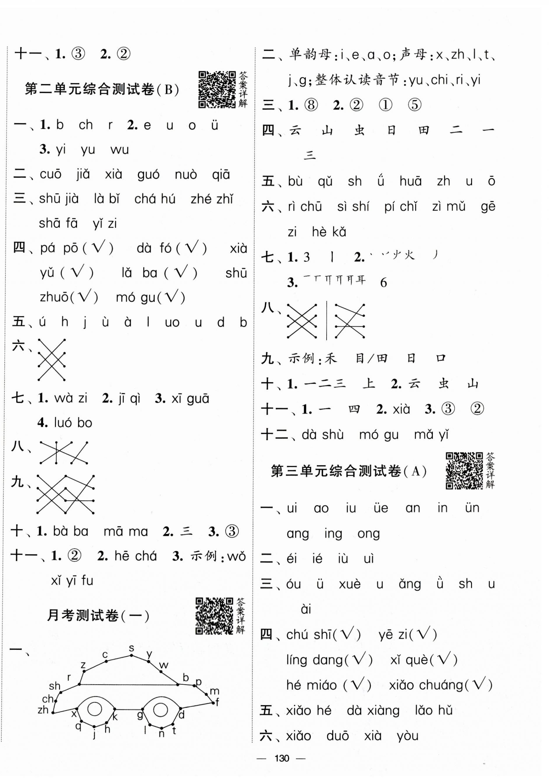 2023年學霸提優大試卷一年級語文上冊人教版 第2頁