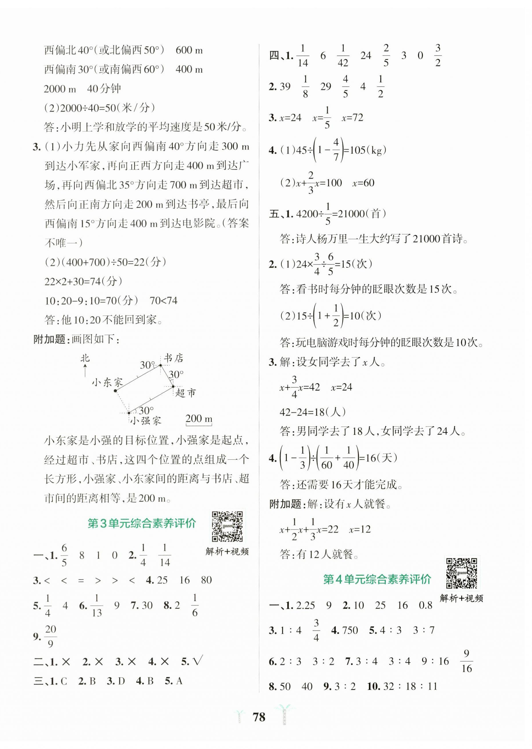 2023年小學(xué)學(xué)霸沖A卷六年級(jí)數(shù)學(xué)上冊(cè)人教版 第2頁