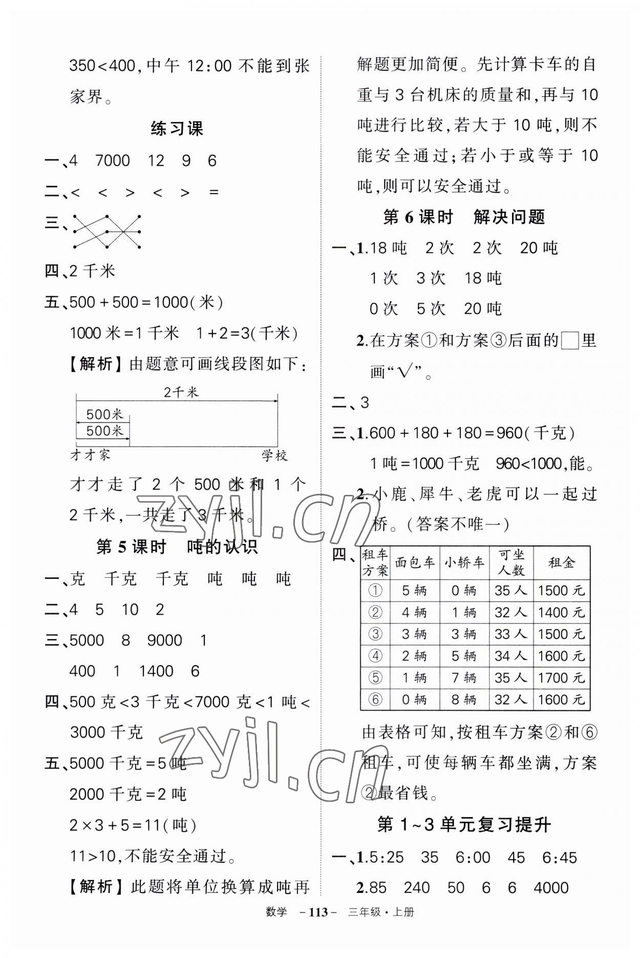 2023年?duì)钤刹怕穭?chuàng)優(yōu)作業(yè)100分三年級(jí)數(shù)學(xué)上冊(cè)人教版湖南專版 第5頁(yè)