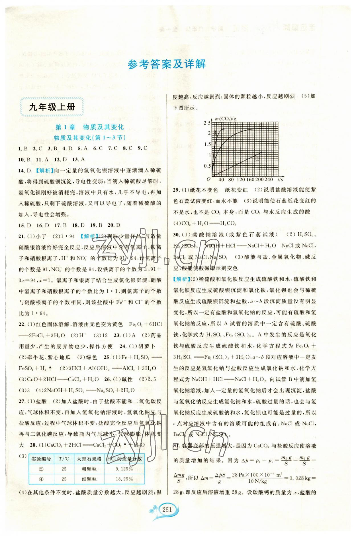 2023年走進(jìn)重高培優(yōu)測(cè)試九年級(jí)科學(xué)全一冊(cè)浙教版 第1頁(yè)