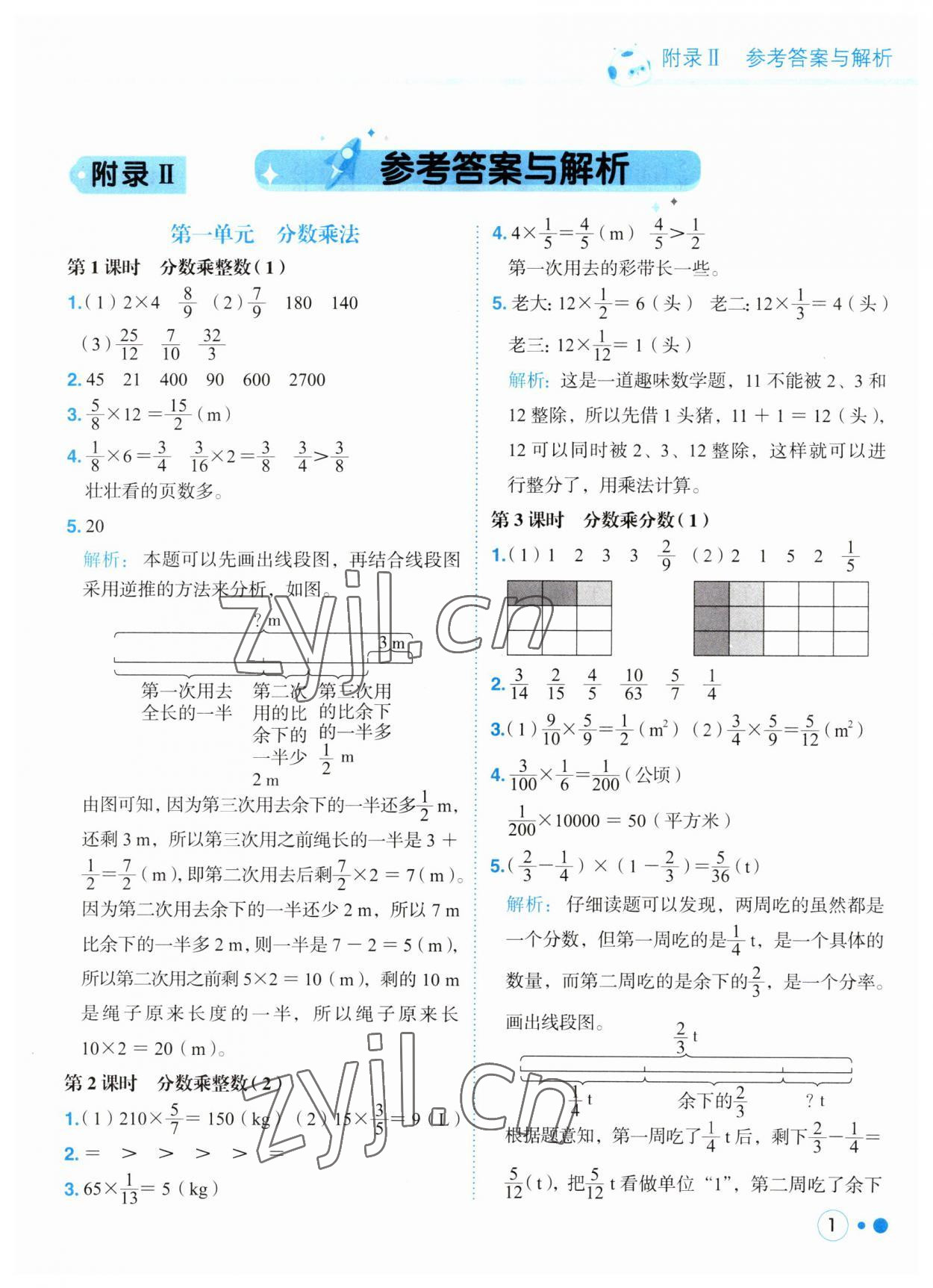 2023年黃岡小狀元練重點(diǎn)六年級(jí)數(shù)學(xué)上冊(cè)人教版 第1頁