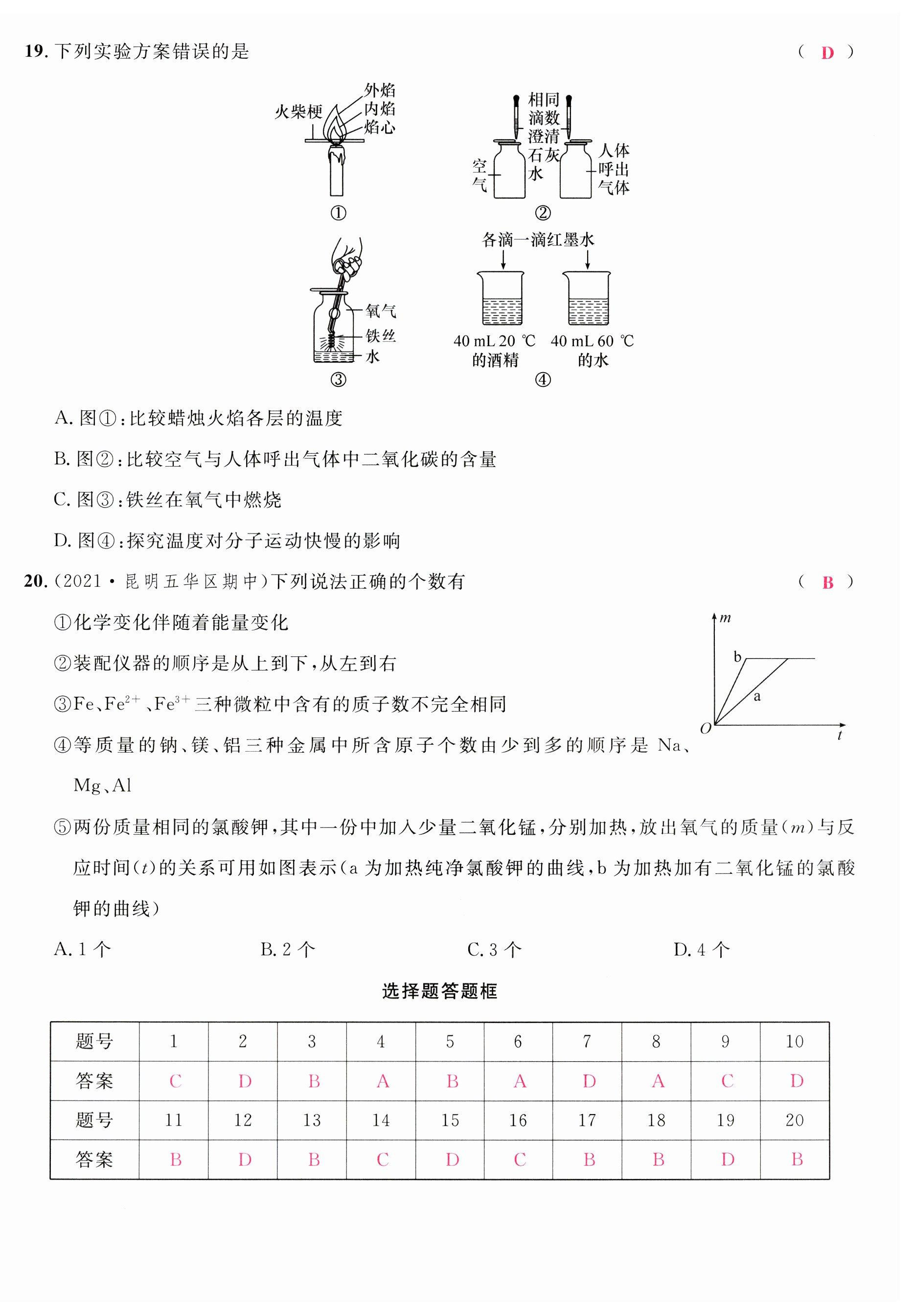 2023年名校課堂九年級(jí)化學(xué)全一冊(cè)人教版云南專版 第20頁