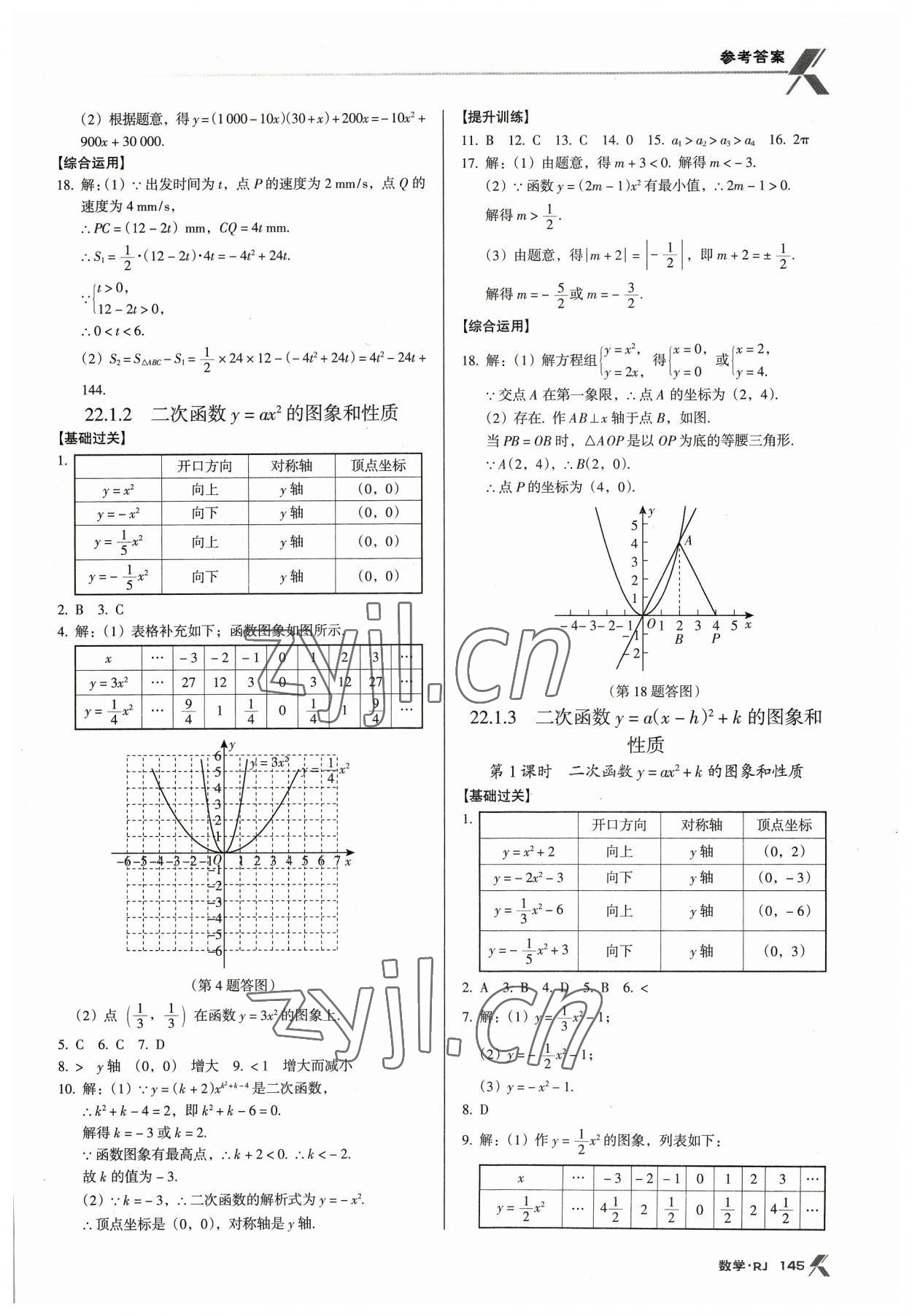 2023年全優(yōu)點練課計劃九年級數(shù)學(xué)上冊人教版 第11頁