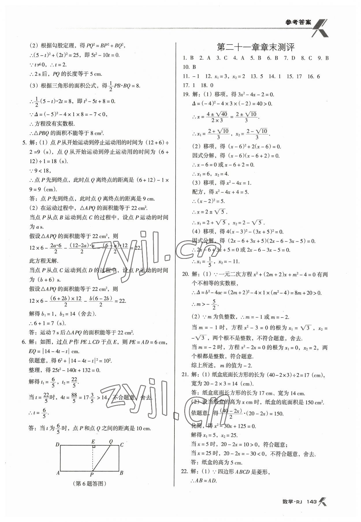 2023年全優(yōu)點(diǎn)練課計劃九年級數(shù)學(xué)上冊人教版 第9頁