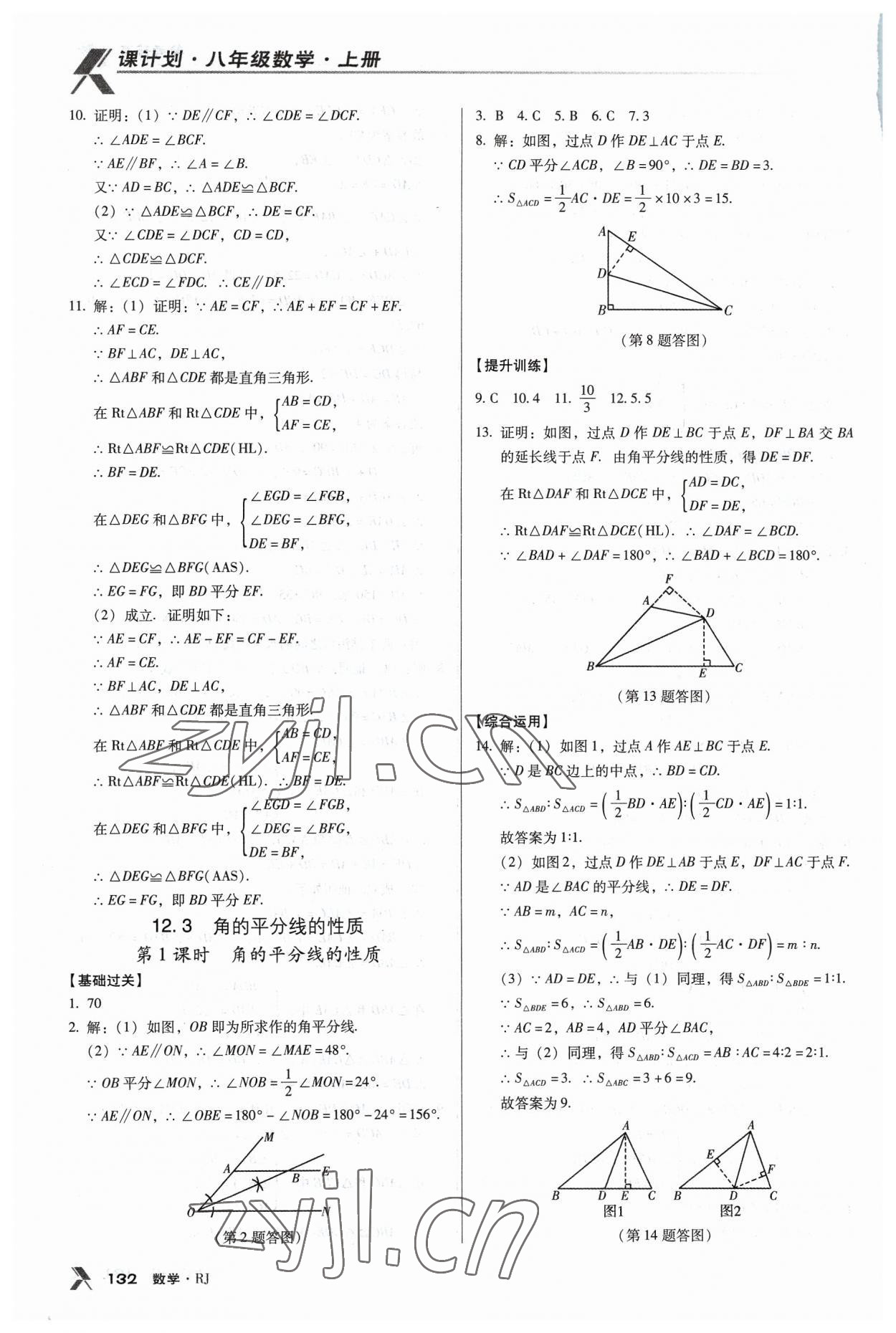 2023年全優(yōu)點(diǎn)練課計(jì)劃八年級數(shù)學(xué)上冊人教版 第10頁