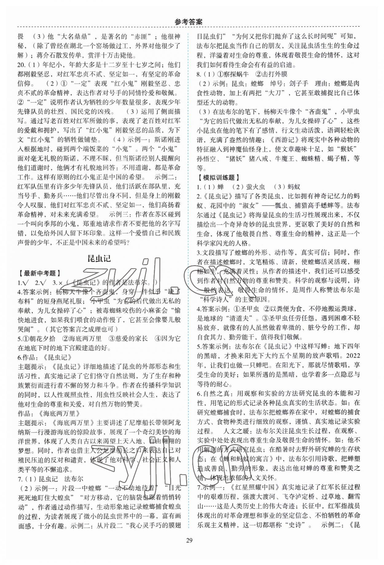 2023年名著帮帮团八年级语文上册人教版徐州专版 第3页