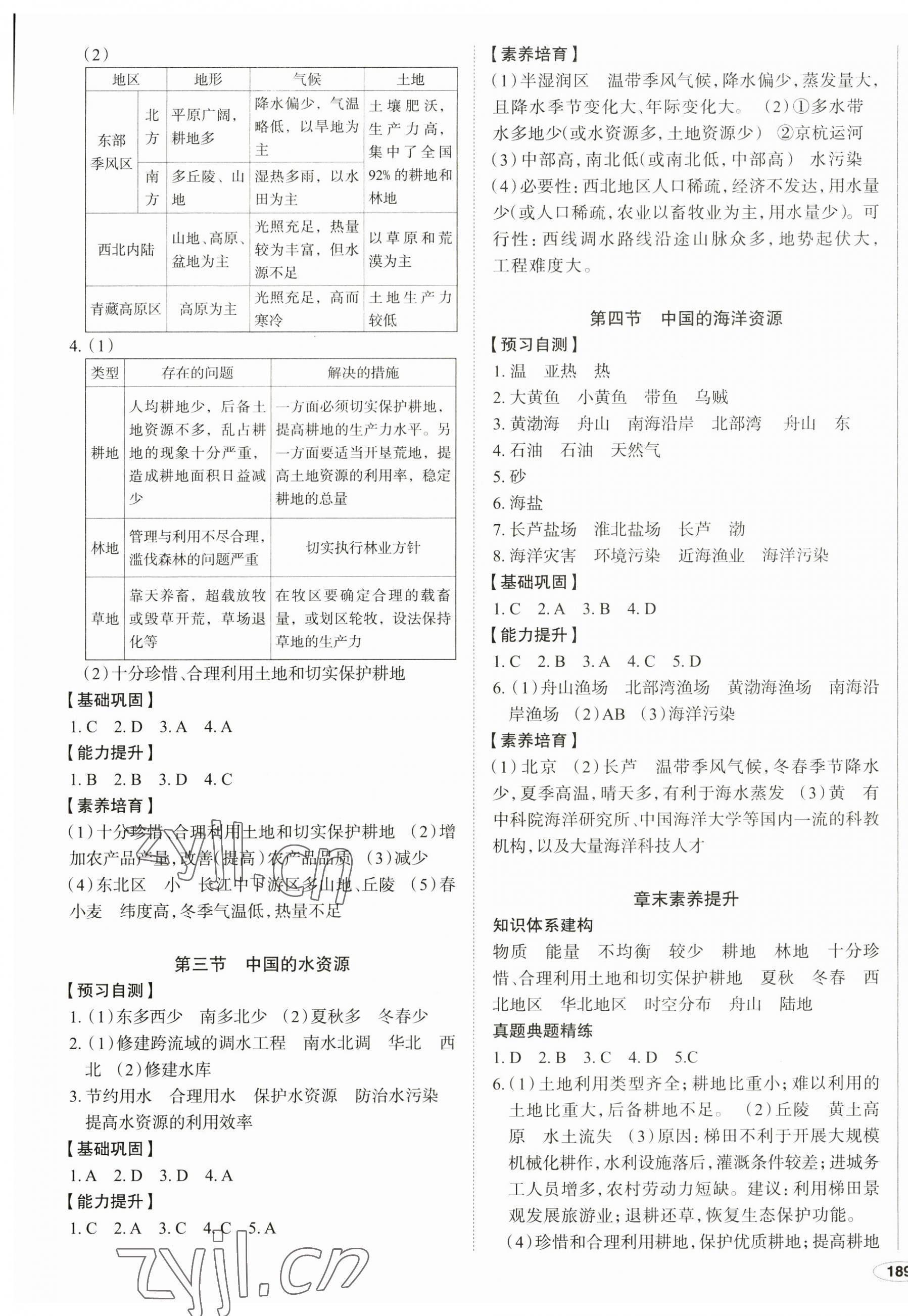 2023年中考檔案初中同步學(xué)案導(dǎo)學(xué)八年級(jí)地理湘教版青島專版 第5頁(yè)