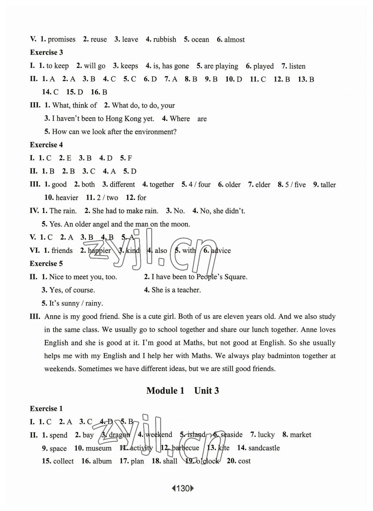 2023年華東師大版一課一練六年級(jí)英語(yǔ)上冊(cè)滬教版五四制 第4頁(yè)