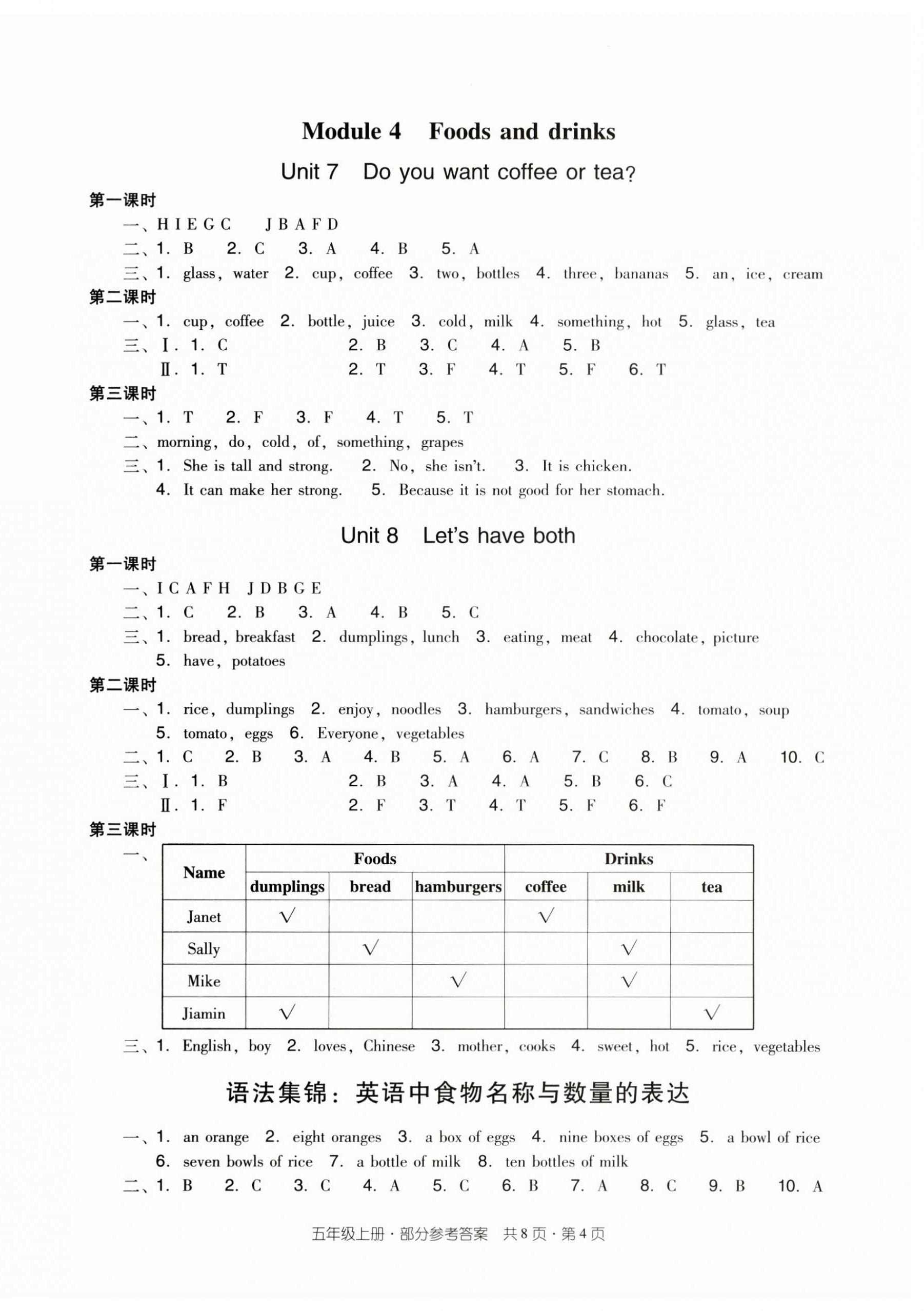 2023年双基同步导学导练五年级英语上册教科版广州专版 第4页