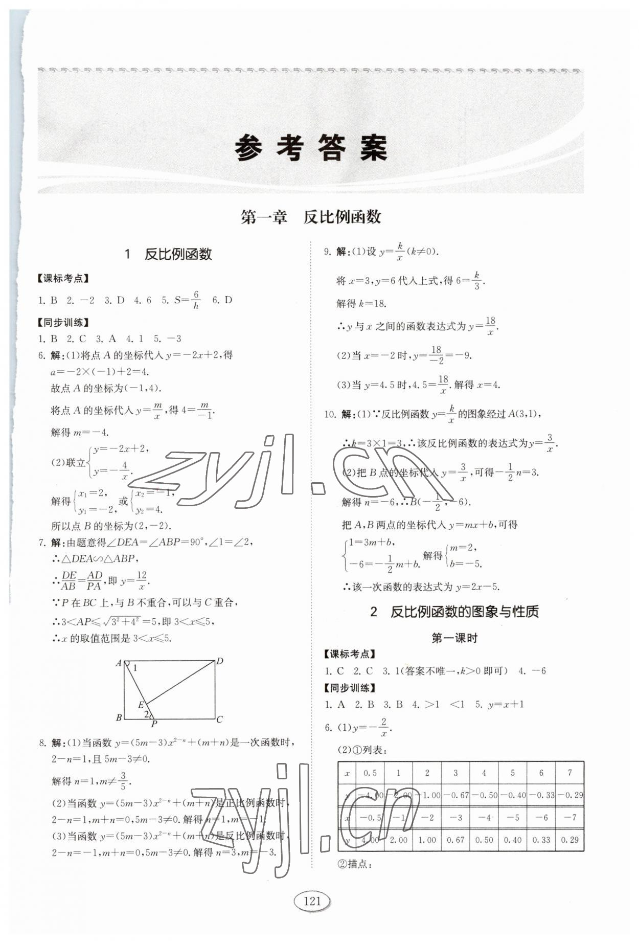 2023年初中同步練習(xí)冊九年級數(shù)學(xué)上冊魯教版54制山東科學(xué)技術(shù)出版社 第1頁