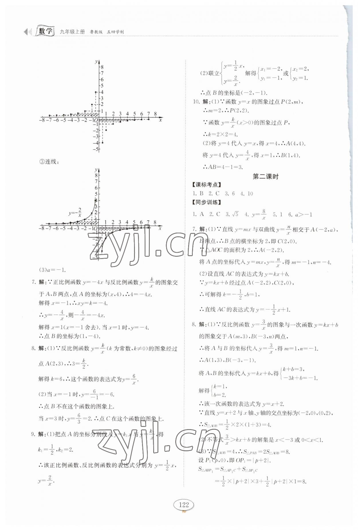 2023年初中同步練習(xí)冊(cè)九年級(jí)數(shù)學(xué)上冊(cè)魯教版54制山東科學(xué)技術(shù)出版社 第2頁