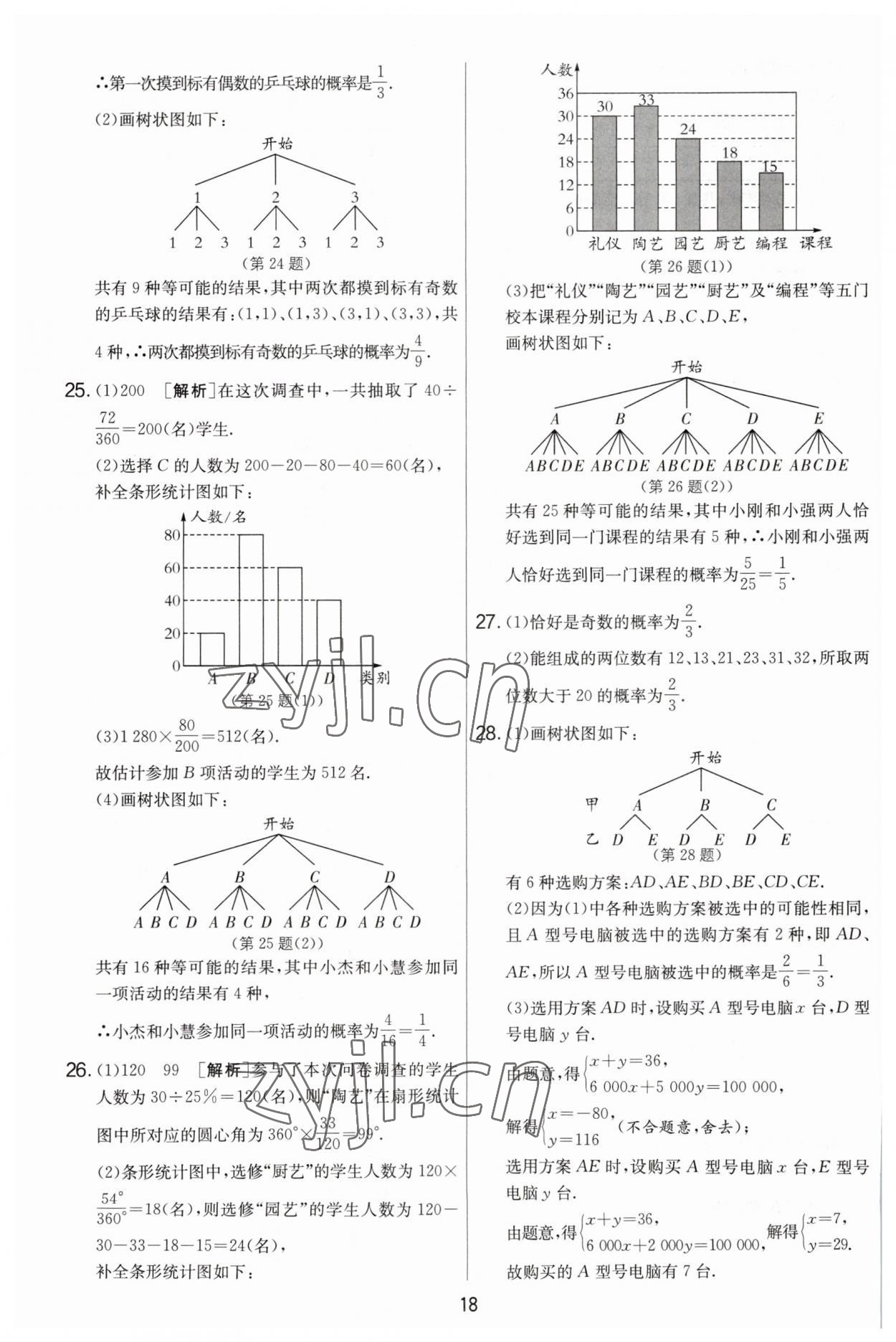 2023年實驗班提優(yōu)大考卷九年級數(shù)學(xué)上冊蘇科版 第18頁