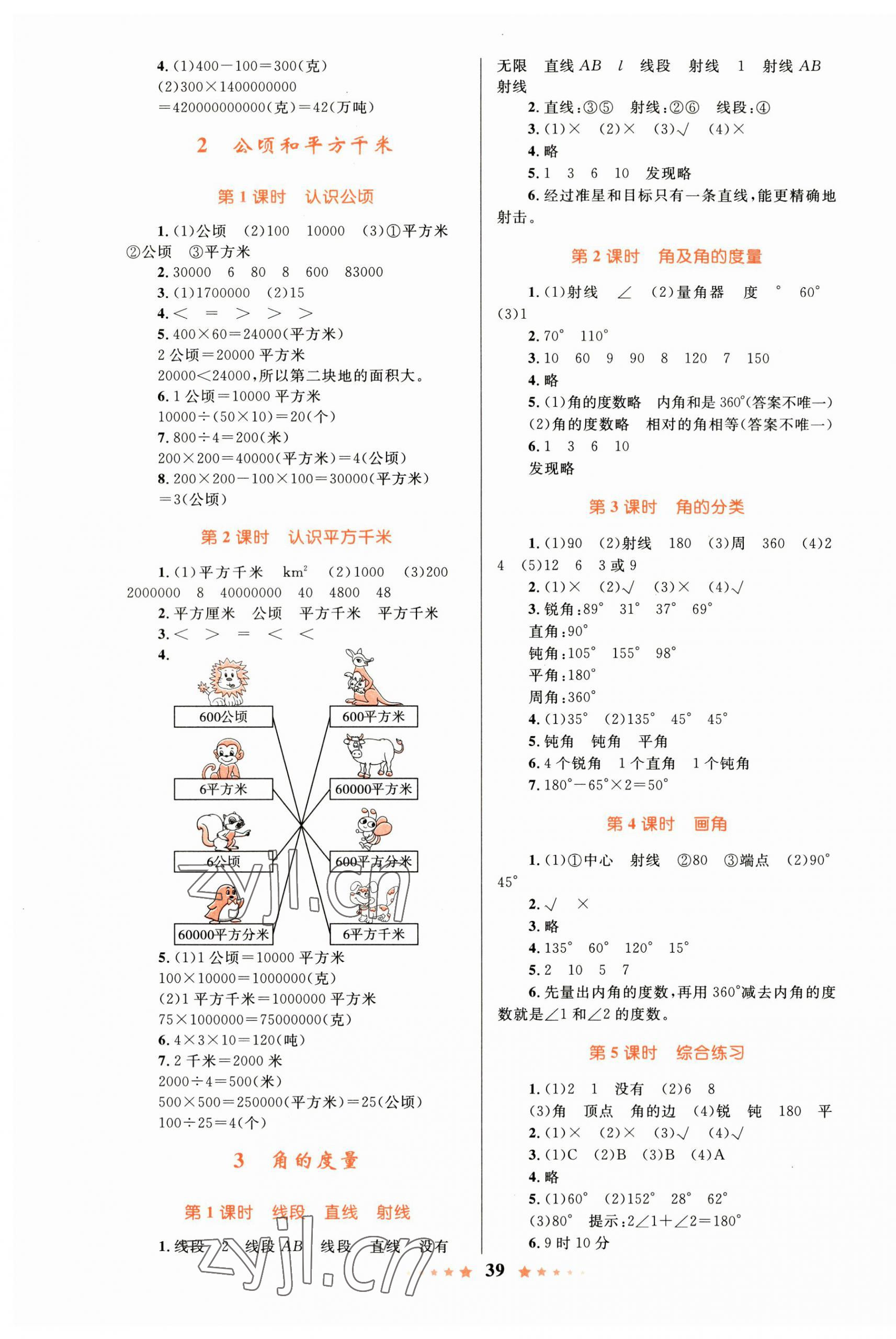 2023年同步測控全優(yōu)設(shè)計四年級數(shù)學(xué)上冊人教版 第3頁