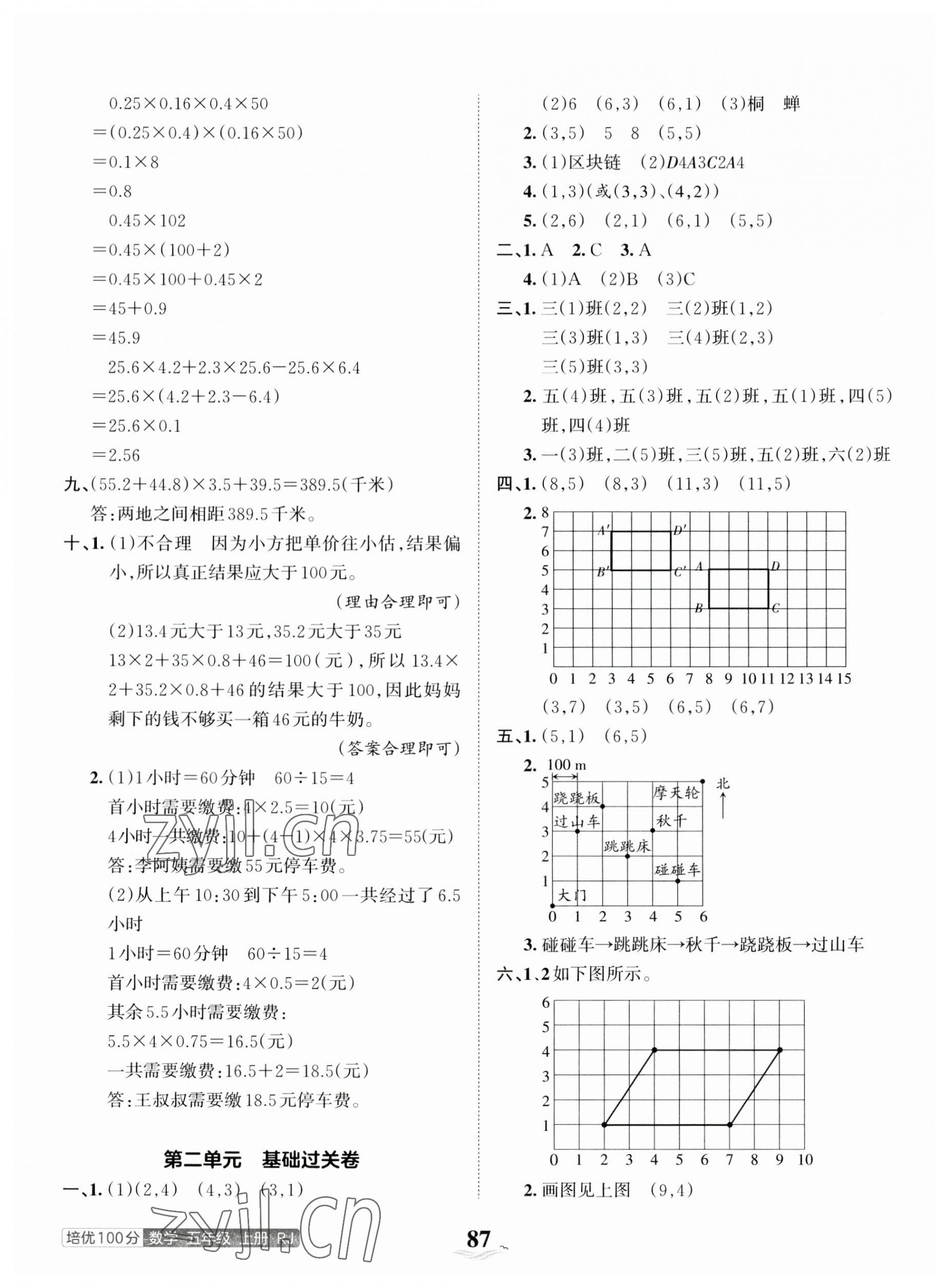 2023年王朝霞培優(yōu)100分五年級數(shù)學(xué)上冊人教版 第3頁