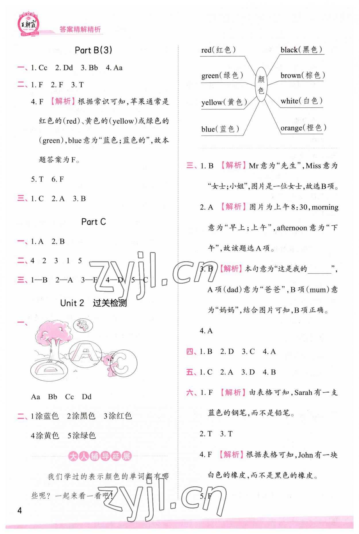 2023年創(chuàng)維新課堂三年級(jí)英語(yǔ)上冊(cè)人教版 第4頁(yè)