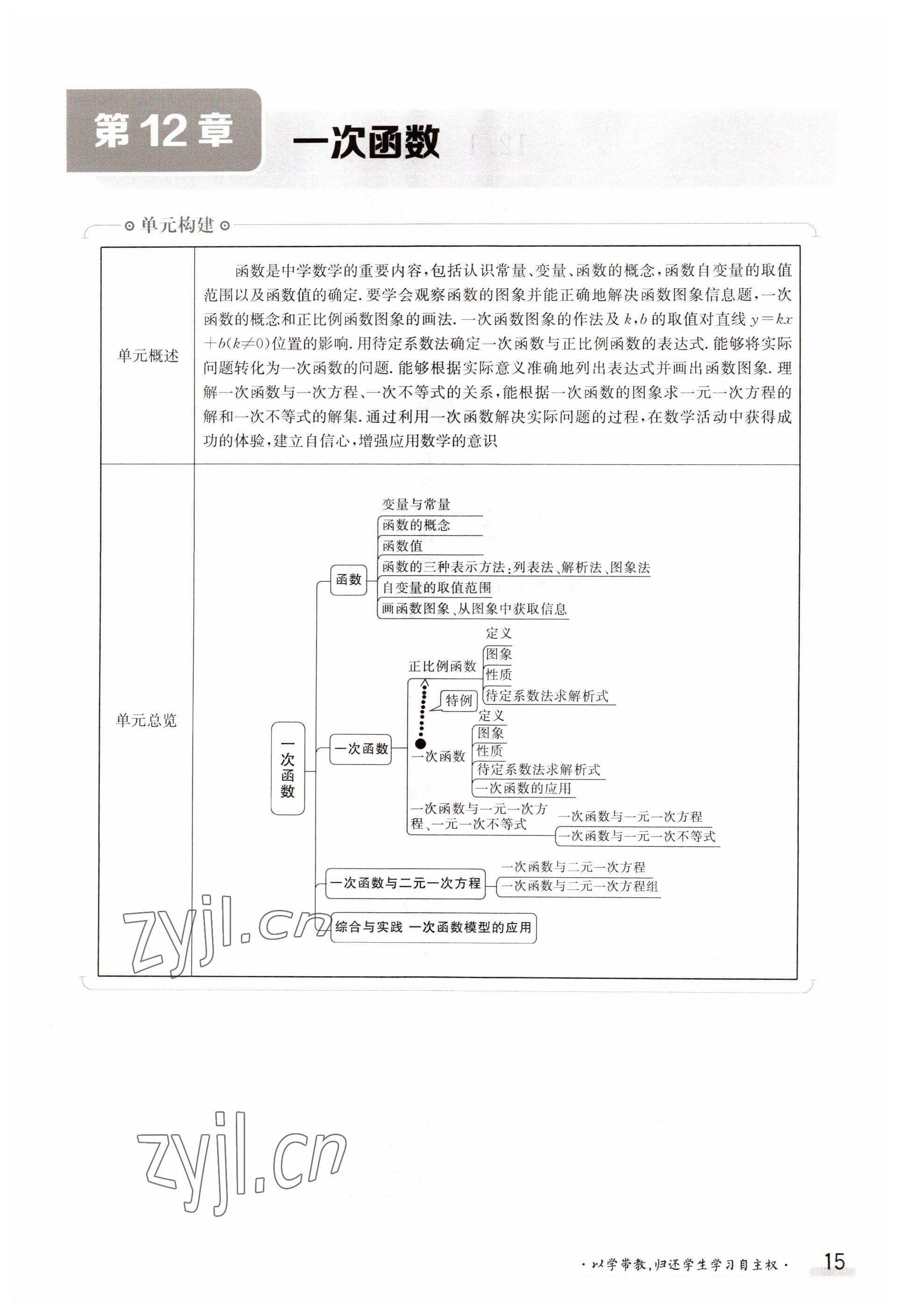 2023年金太陽導(dǎo)學(xué)案八年級數(shù)學(xué)上冊滬科版 參考答案第15頁