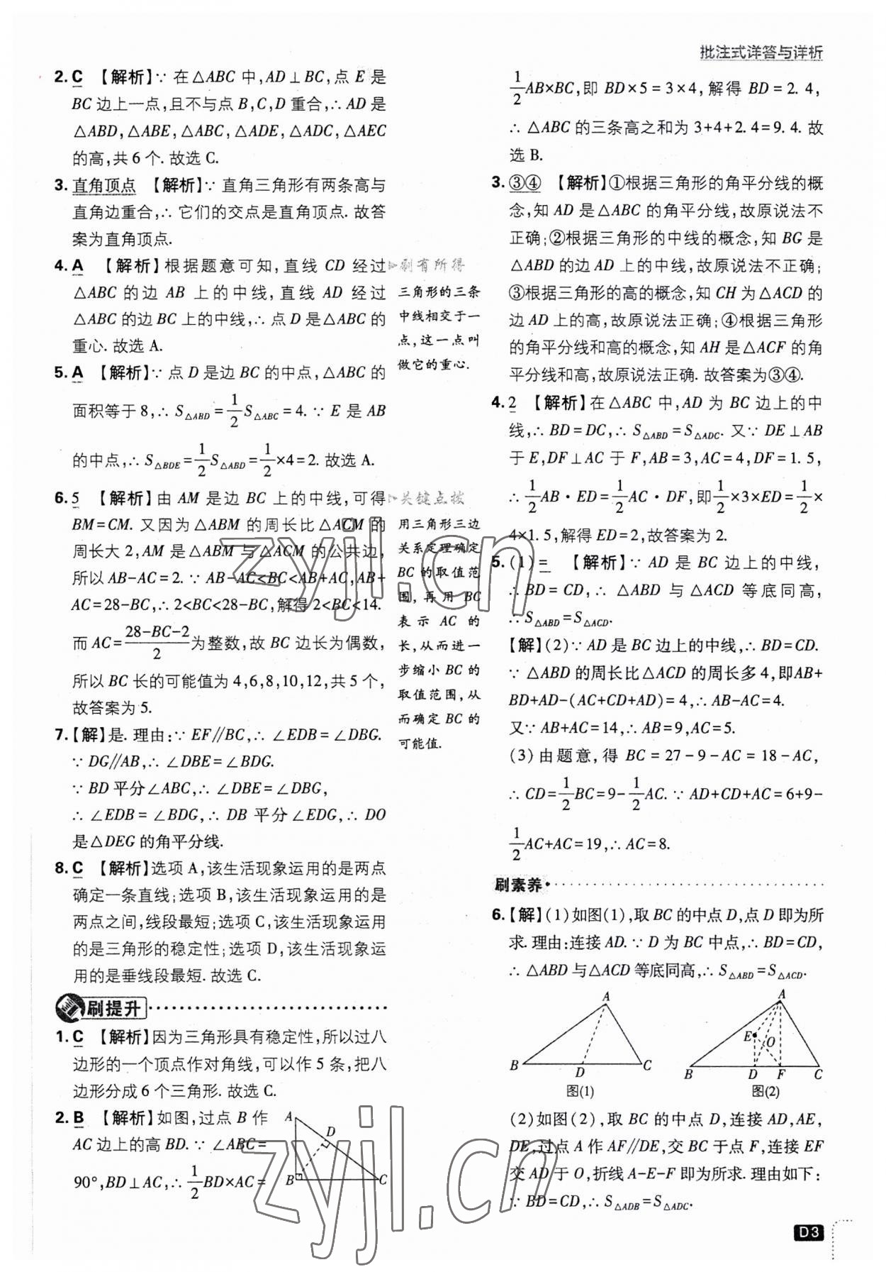 2023年初中必刷题八年级数学上册人教版 第3页