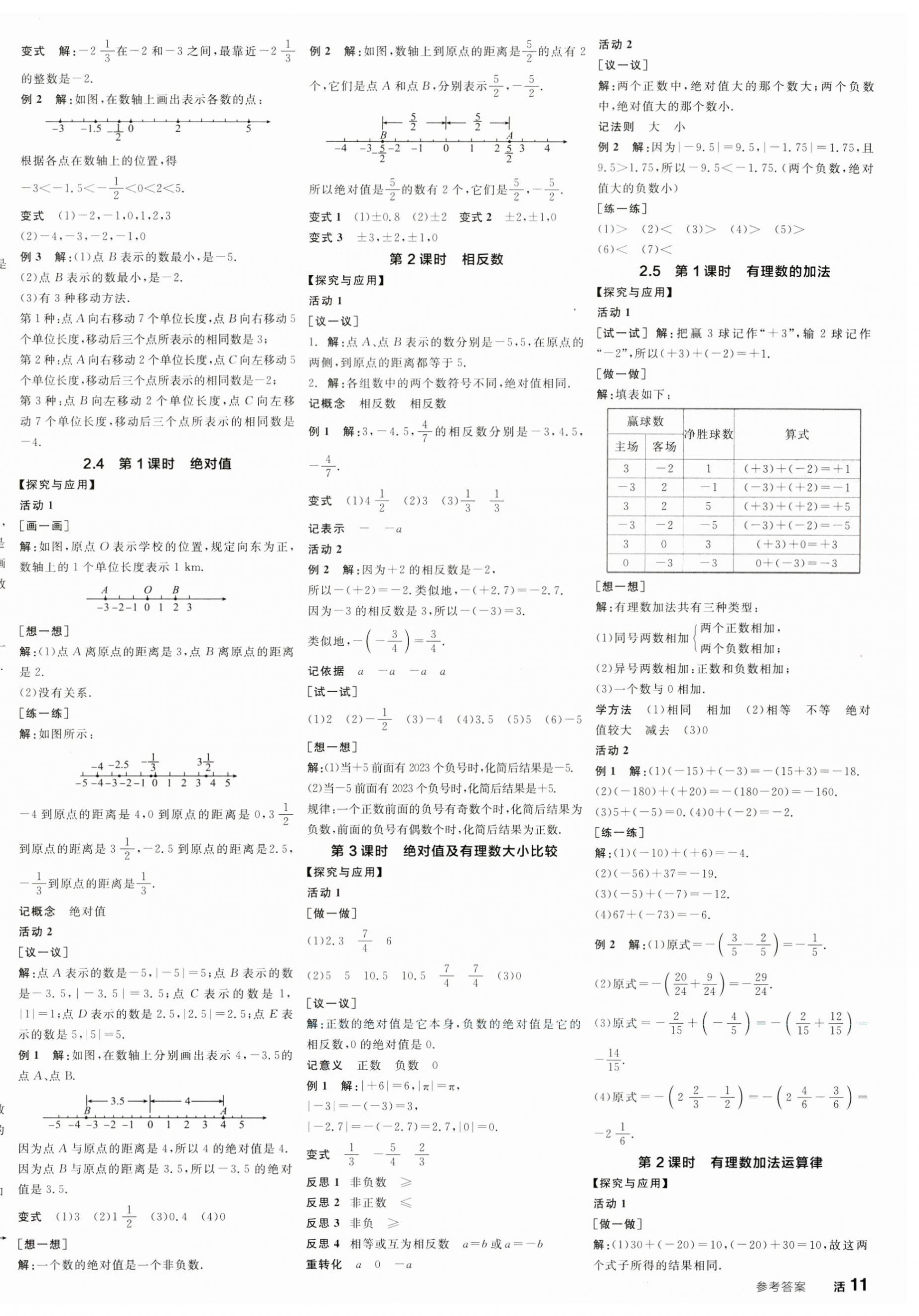 2023年全品學(xué)練考七年級(jí)數(shù)學(xué)上冊(cè)蘇科版江蘇專版 第2頁(yè)