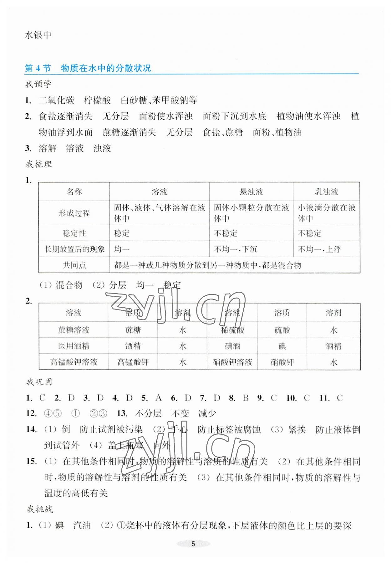 2023年預(yù)學(xué)與導(dǎo)學(xué)八年級(jí)科學(xué)上冊(cè)浙教版 第5頁(yè)