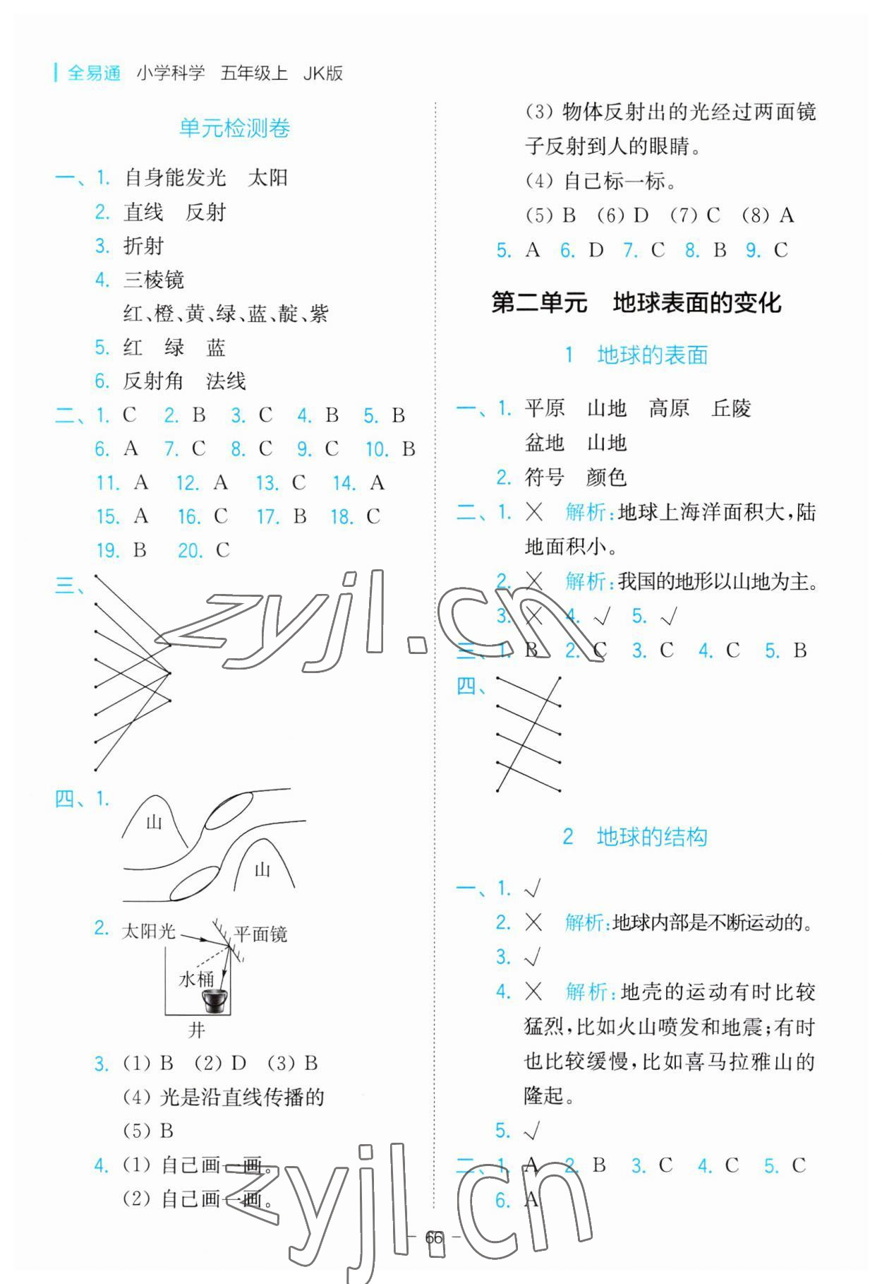 2023年全易通五年級(jí)科學(xué)上冊(cè)教科版浙江專版 第3頁