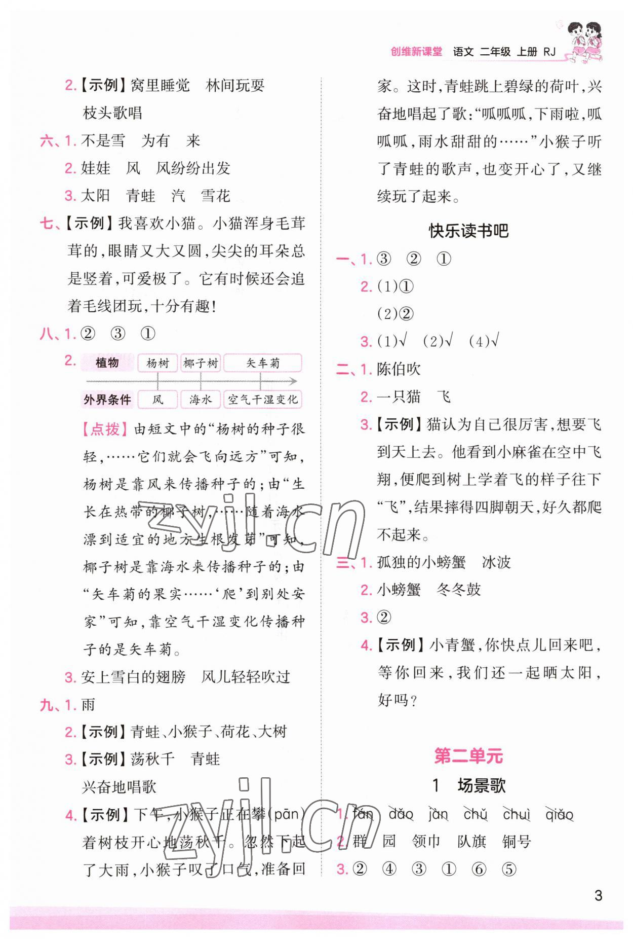 2023年創(chuàng)維新課堂二年級語文上冊人教版 第3頁