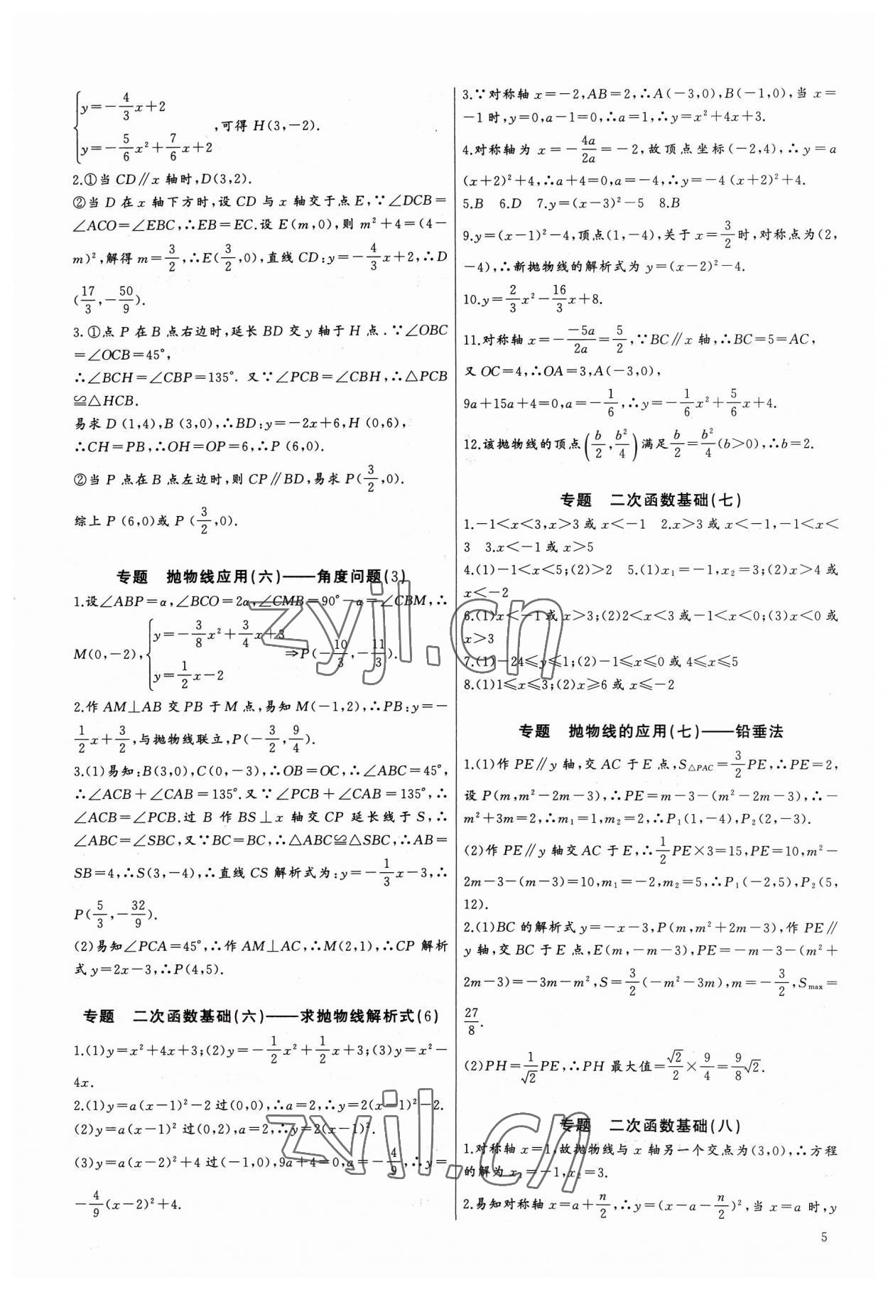 2023年新课堂新观察培优讲练九年级数学全一册人教版 第5页