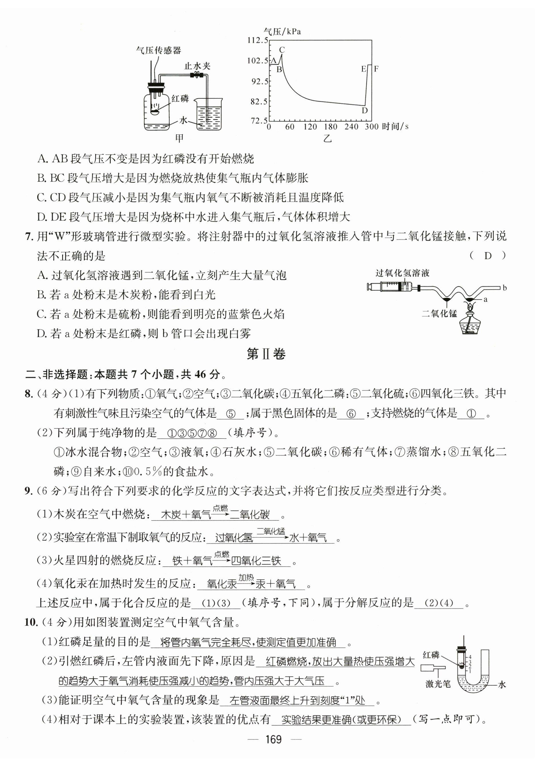 2023年名師測(cè)控九年級(jí)化學(xué)全一冊(cè)人教版貴州專版 第6頁(yè)